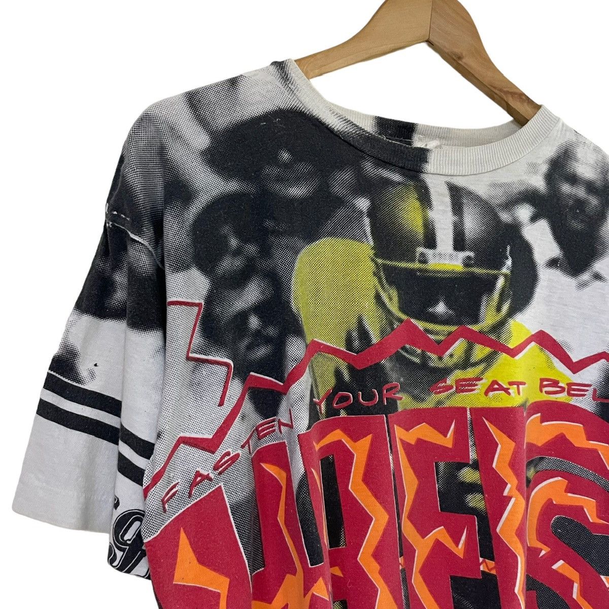 NFL Vintage SF 49ERS Jerry Rice Powerhouse Football Overprint Size US L / EU 52-54 / 3 - 5 Thumbnail