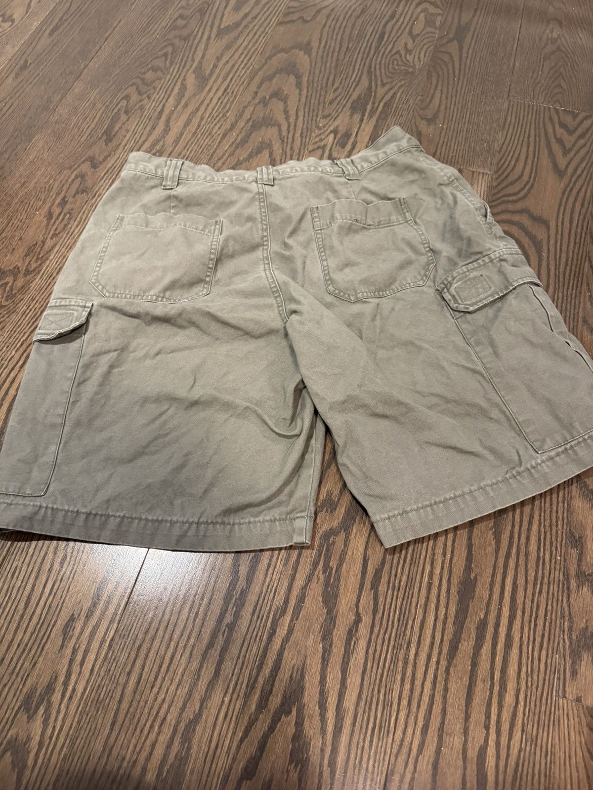 Vintage VINTAGE BAGGY CARGO SHORTS Size US 34 / EU 50 - 3 Thumbnail