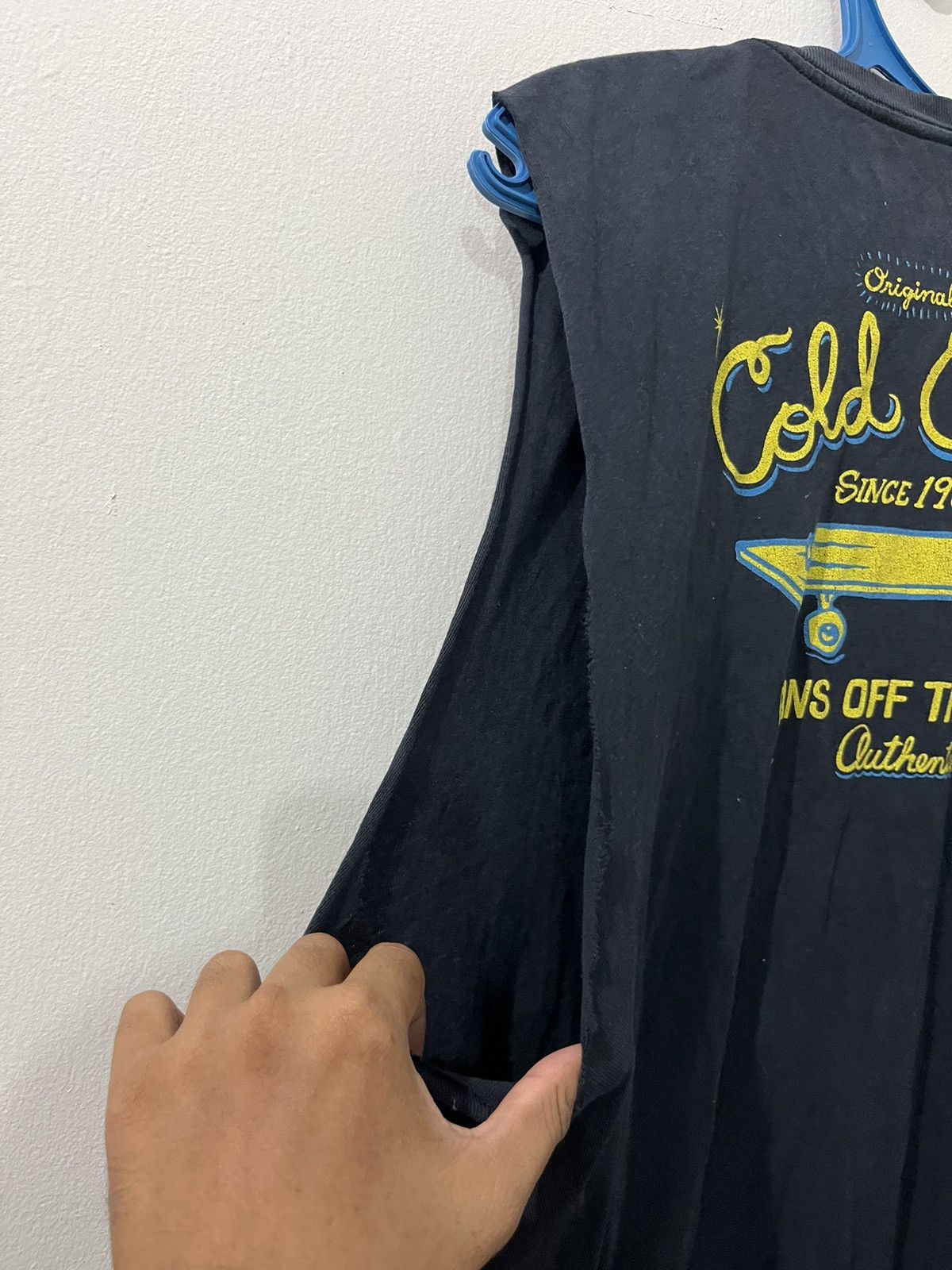 Vans Vintage Y2K Distressed Cropped Sleeves Cold Ones Vans Tee Size US XL / EU 56 / 4 - 3 Thumbnail