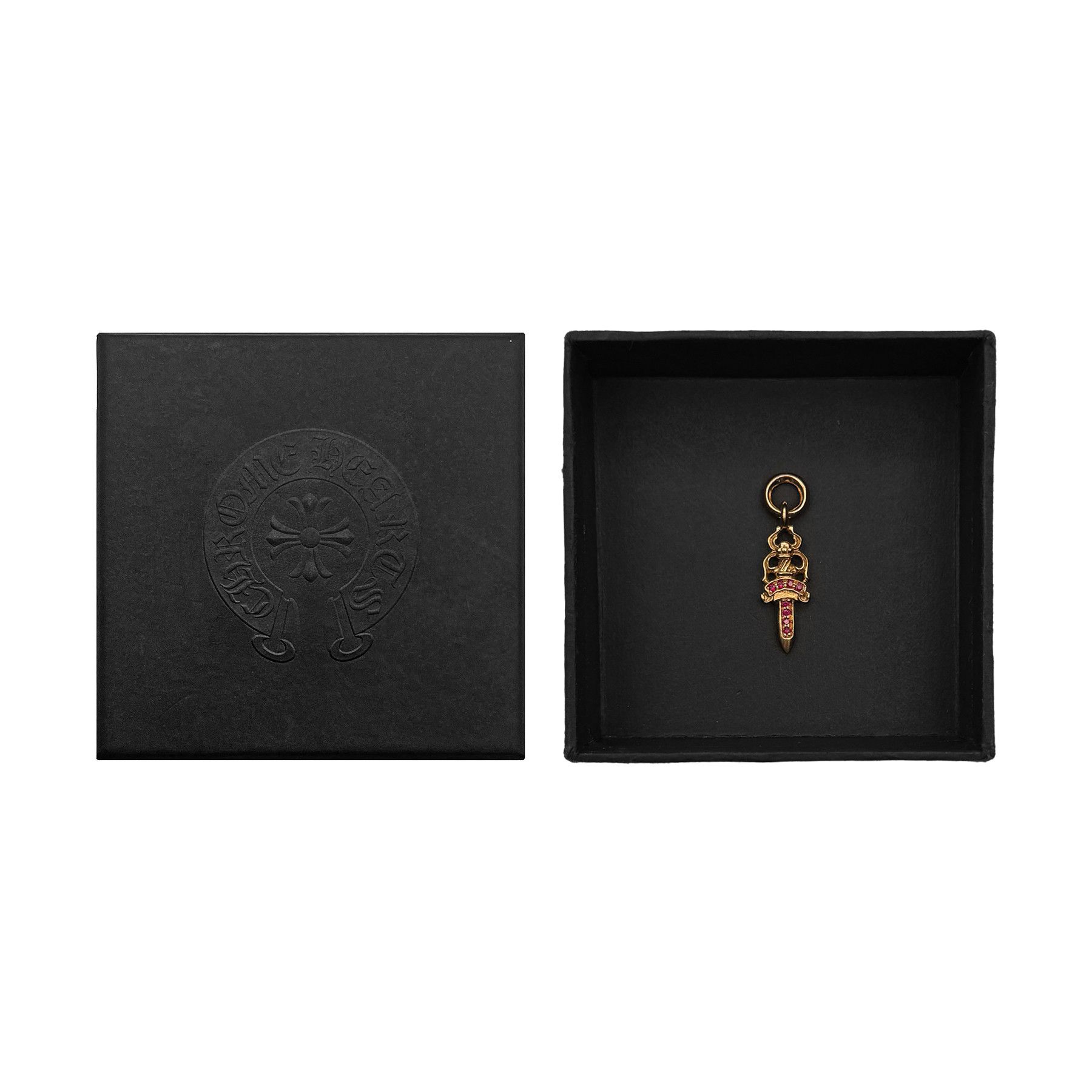Chrome Hearts Chrome Hearts 22K Gold Ruby Dagger Charm Pendant Size ONE SIZE - 4 Thumbnail