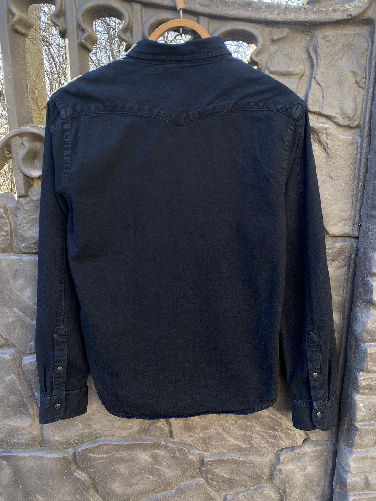 Lee × Vintage Lee Western Shirt Black Denim Size US M / EU 48-50 / 2 - 12 Thumbnail