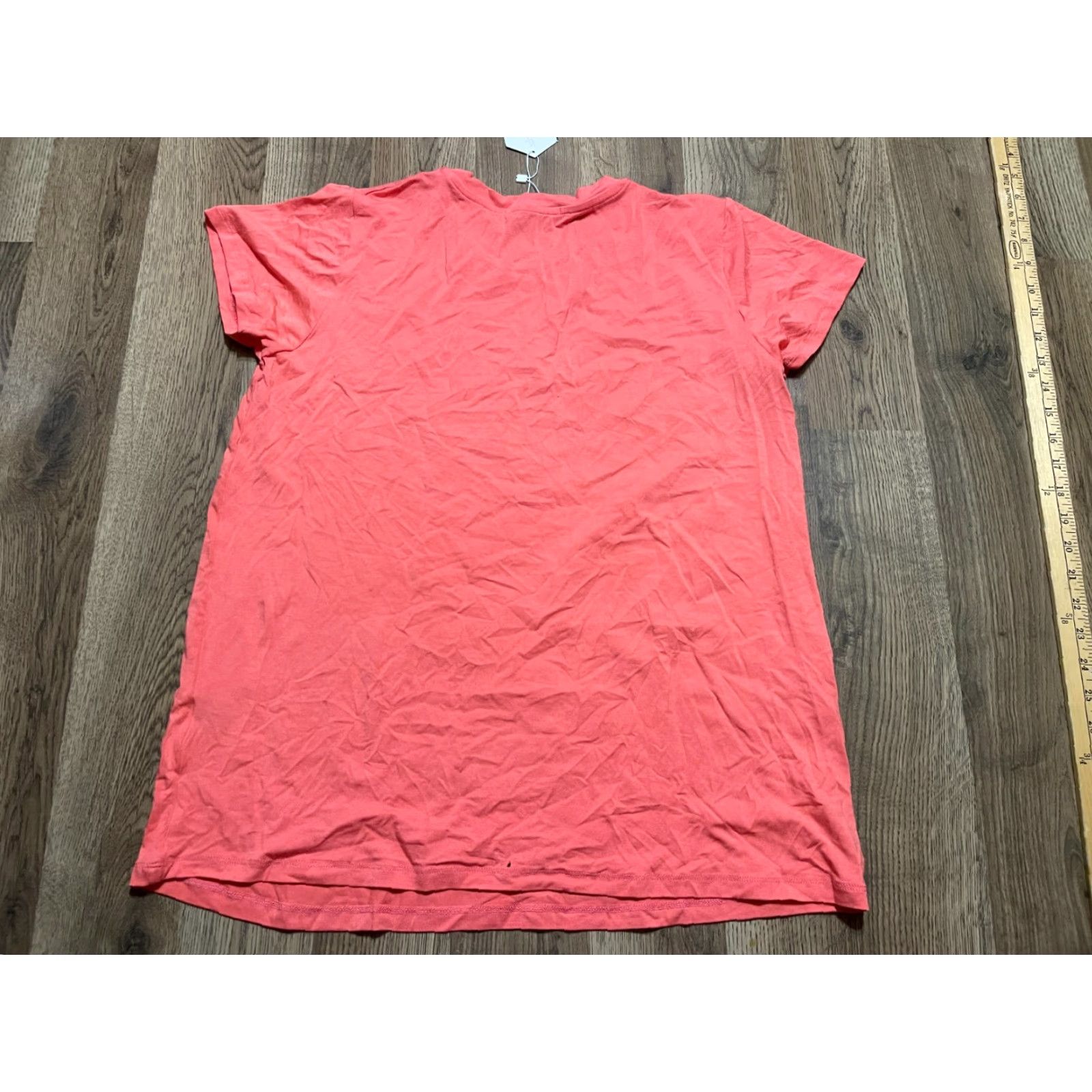Vintage Amanda Blu Shirt Women's Size Large Orange Short Sleeve NWT Size L / US 10 / IT 46 - 2 Thumbnail