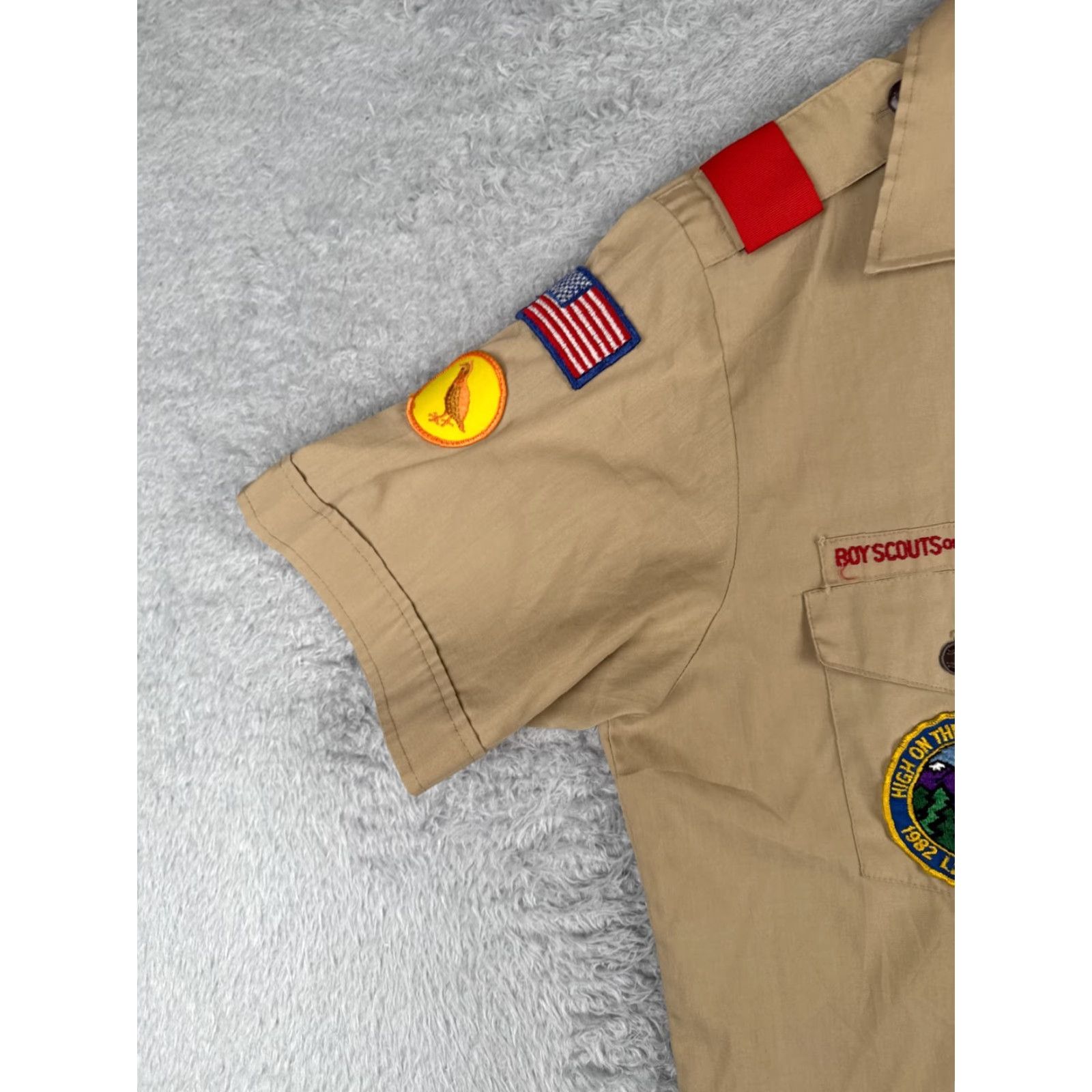 Vintage VINTAGE Boy Scouts of America Shirt Large Beige 1982 LDS Jamboree Mens Size US L / EU 52-54 / 3 - 3 Thumbnail