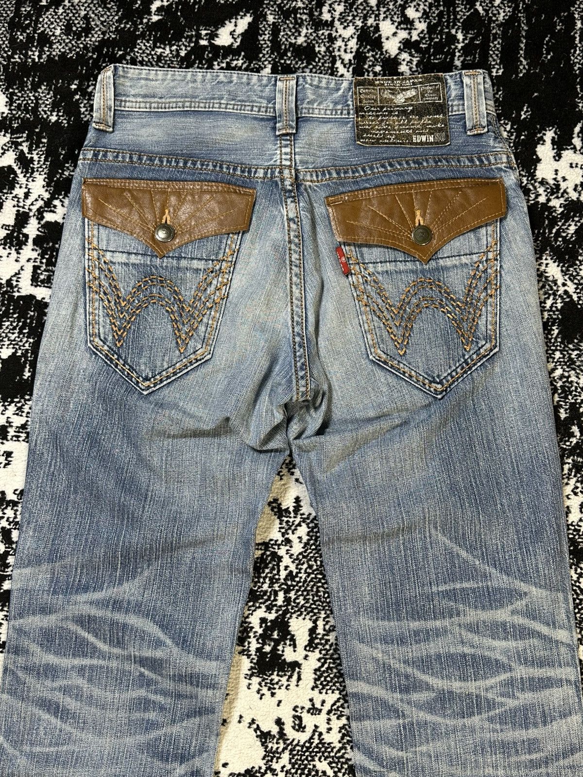 Kapital Flared Edwin Exclusive Vintage Mud Wash Jeans Size US 30 / EU 46 - 12 Thumbnail