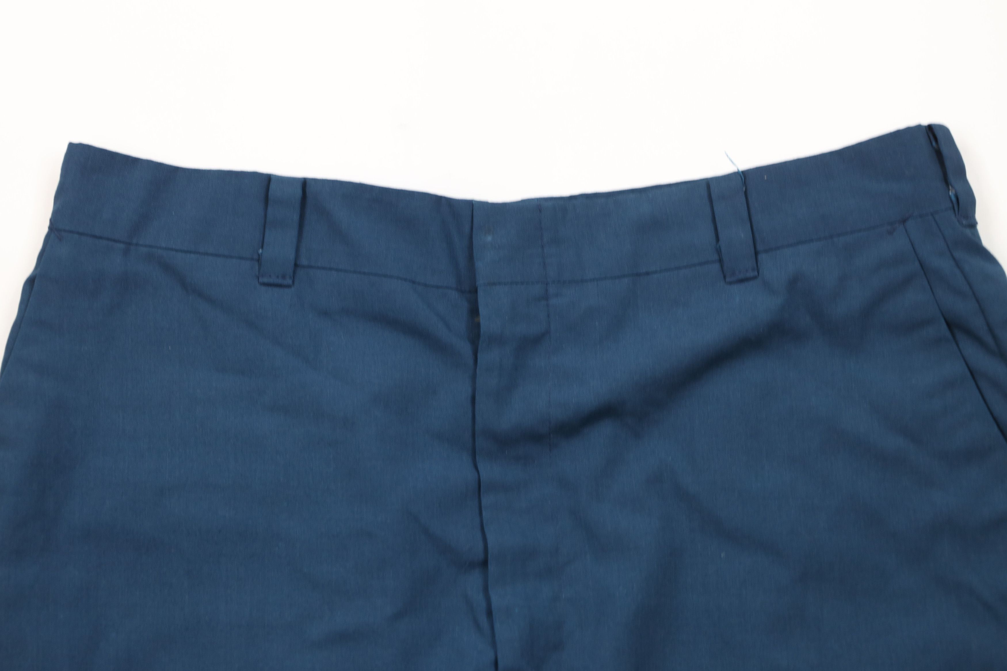 Vintage Vintage 50s 60s Streetwear Above Knee Chino Shorts Blue USA Size US 34 / EU 50 - 2 Thumbnail