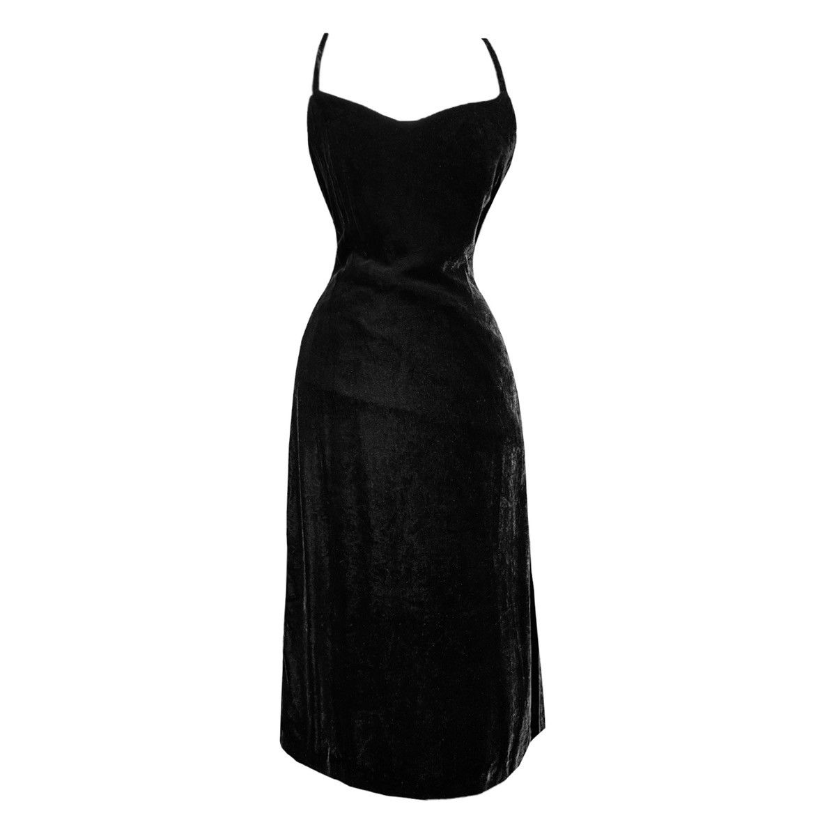 Archive Comme Des Garcons velvet dress