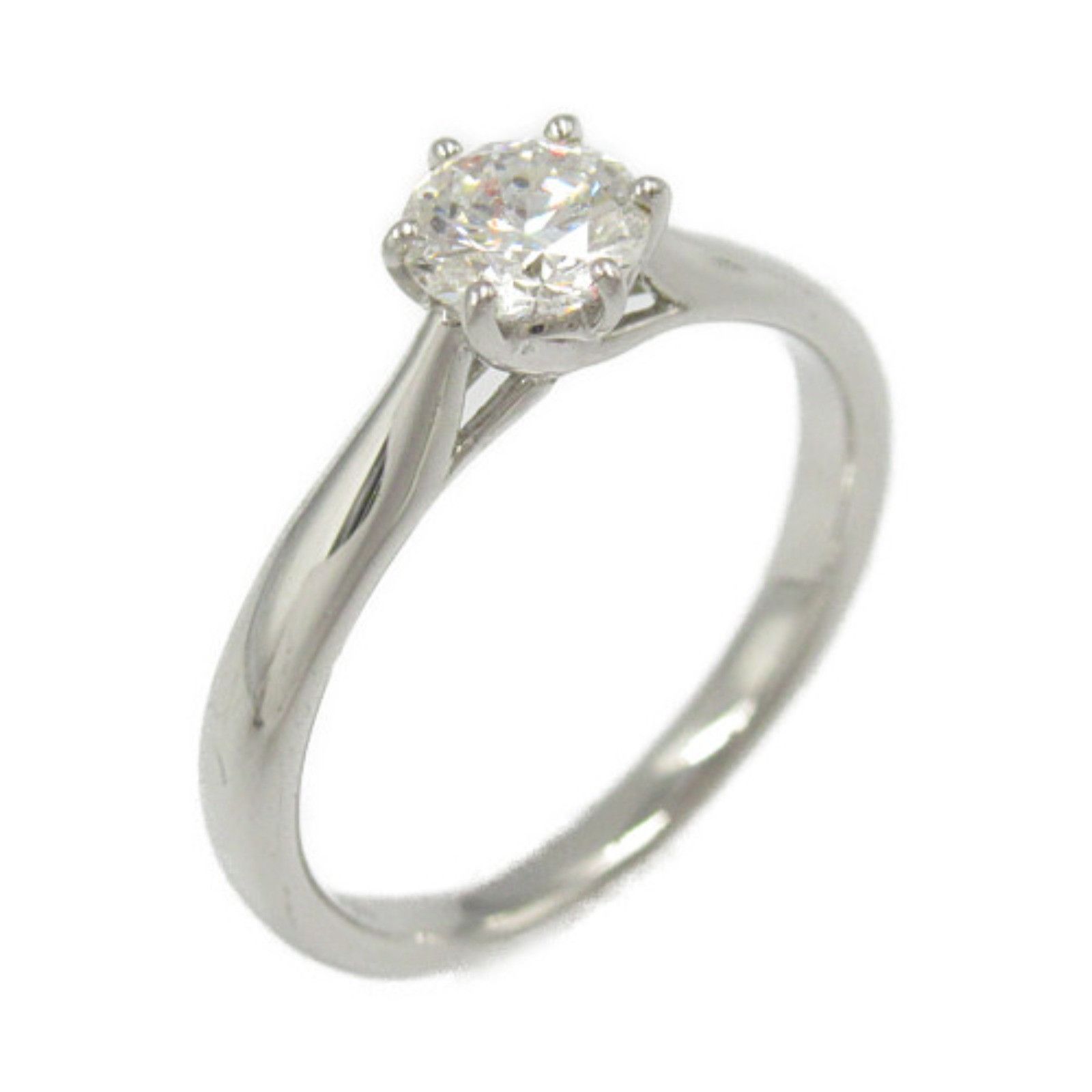 Luxuness Jewelry Diamond Pt900 Platinum Ring Metal Ring in Silver, Women's