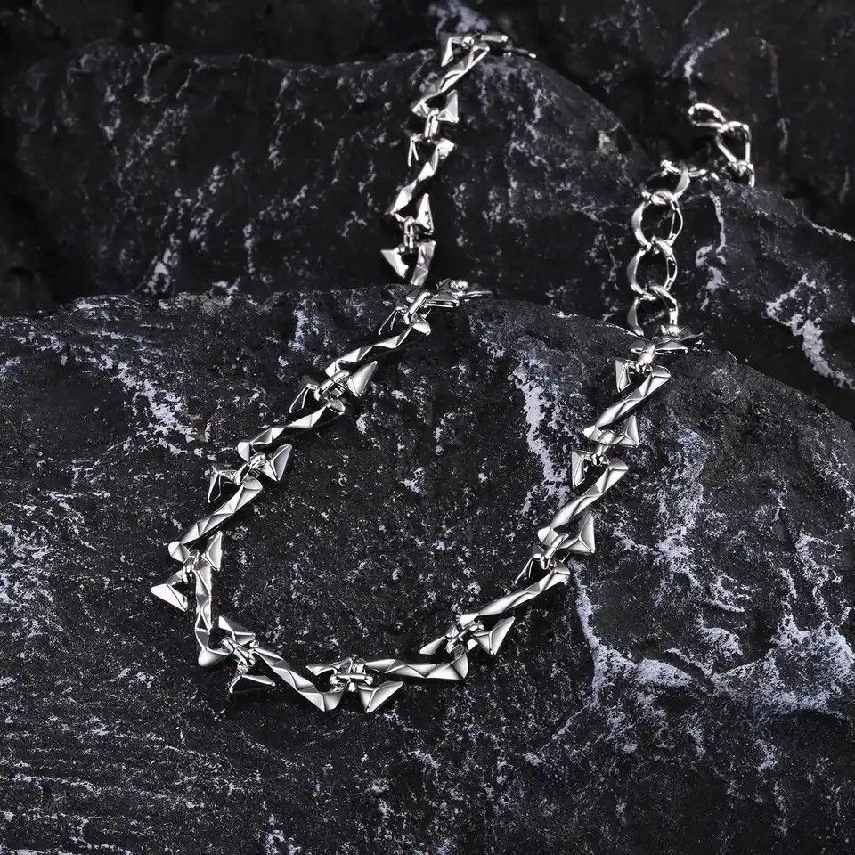 Jewelry 11mm Chain Necklaces Stylish Letter Z Links Choker Size ONE SIZE - 1 Thumbnail