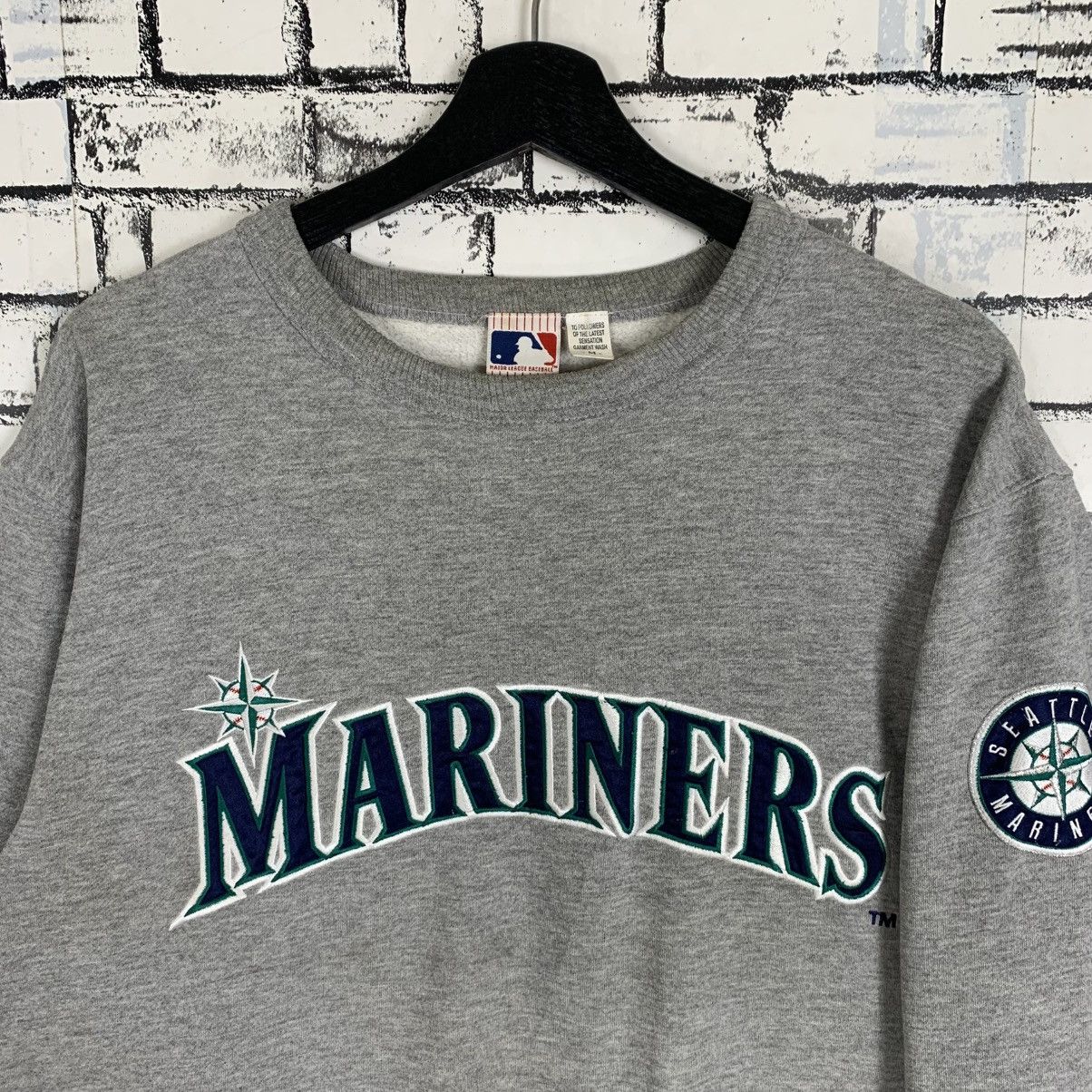 Designer × Vintage Vintage MLB Seattle Mariners Sweatshirt Size US M / EU 48-50 / 2 - 3 Thumbnail