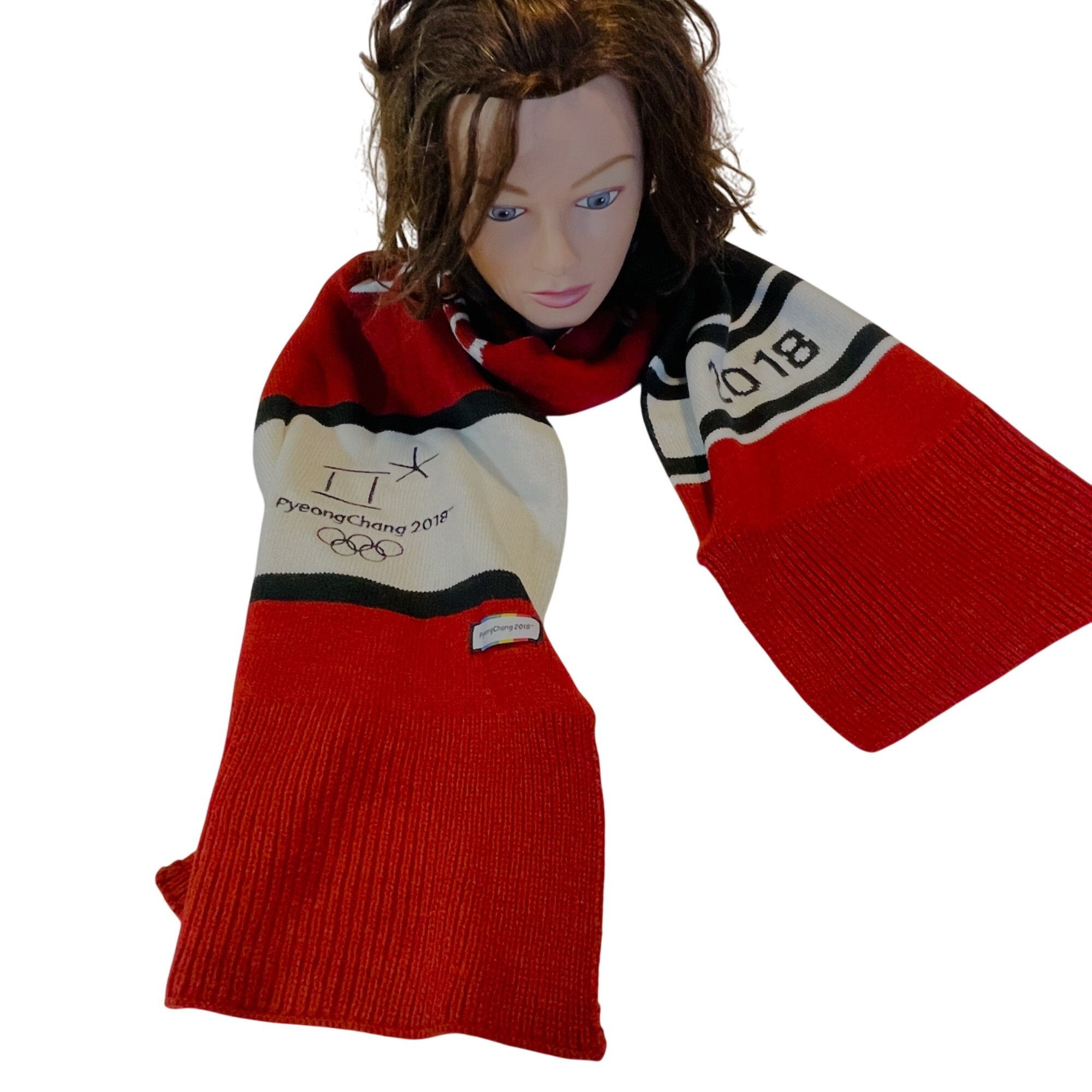 Other PyeongChang 2018 Official Red Olympic Winter Games Scarf Wor Size ONE SIZE - 7 Thumbnail