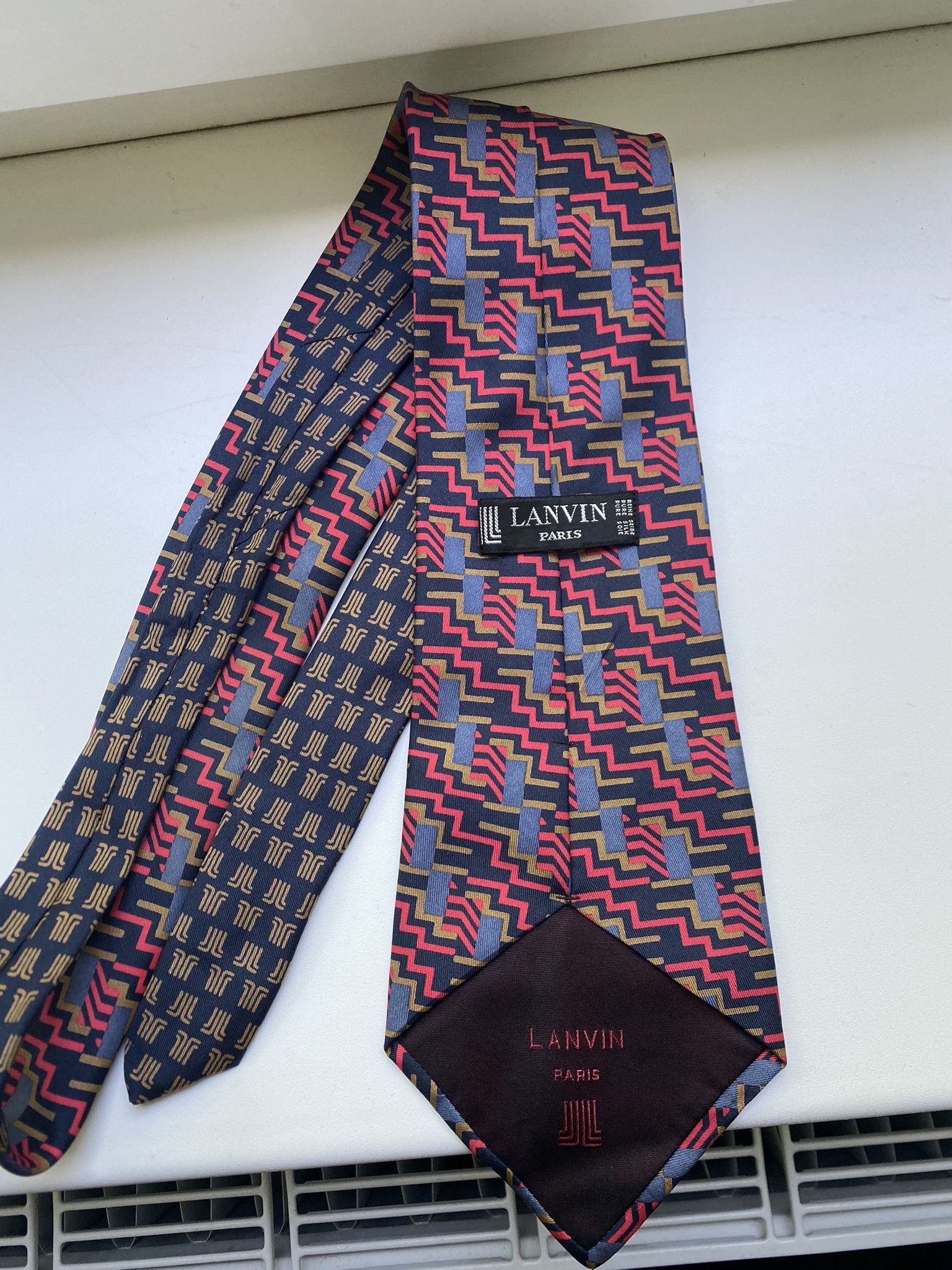 Designer × Lanvin Lanvin Tie Made In Paris Luxury Size ONE SIZE - 1 Thumbnail