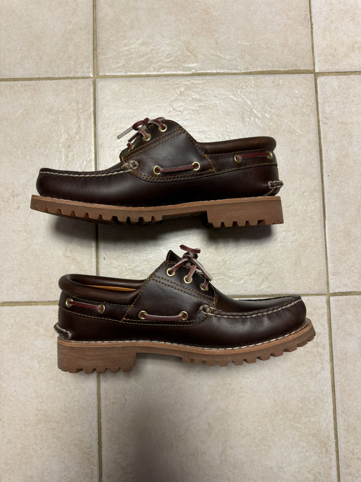 Timberland 3-Eye Authentic Boat Shoe Size US 8.5 / EU 41-42 - 3 Thumbnail