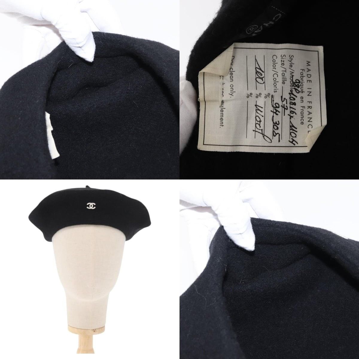 Chanel Chanel Coco Mark Beret Cap Size ONE SIZE - 5 Thumbnail