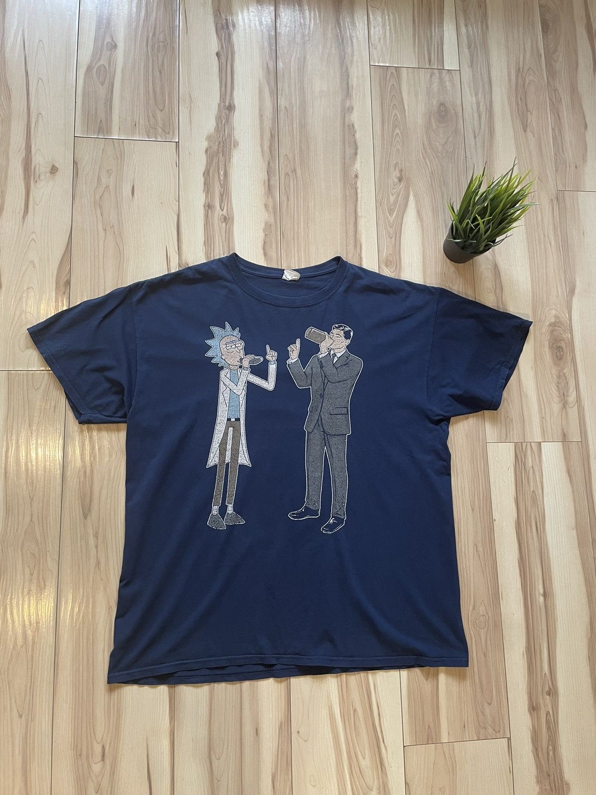 Cartoon Network × Vintage T-Shirt Rick And Morty Vintage 90s Y2K USA Size US L / EU 52-54 / 3 - 1 Thumbnail