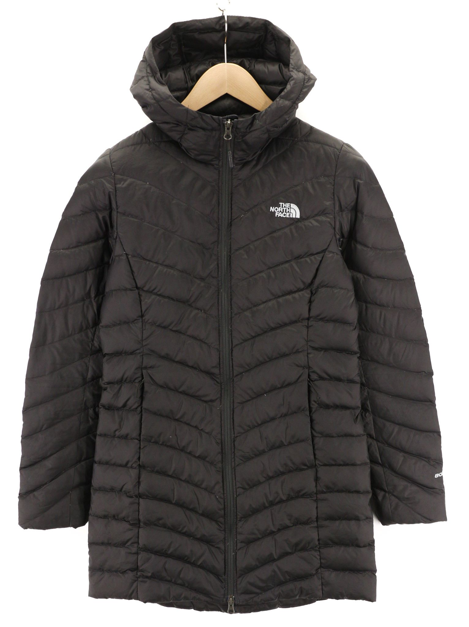 The North Face TREVAIL S Black 800 Down Quilted Puffer Jacket 79782 Size S / US 4 / IT 40 - 1 Thumbnail
