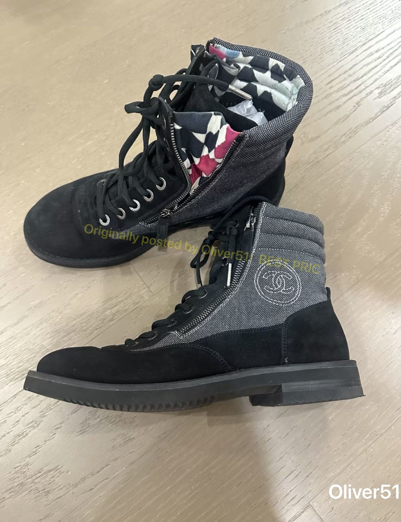Chanel CHANEL RARE Runway Fall 2003 Motorcycle Boots | Grailed
