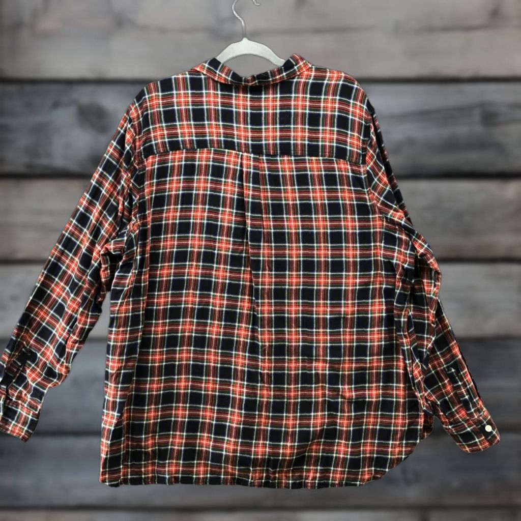 Old Navy Old Navy Flannel Shirt Womens XXL Relaxed Classic Scotch Plaid Red Shirt Size XXL / US 16-18 / IT 52-54 - 1 Thumbnail