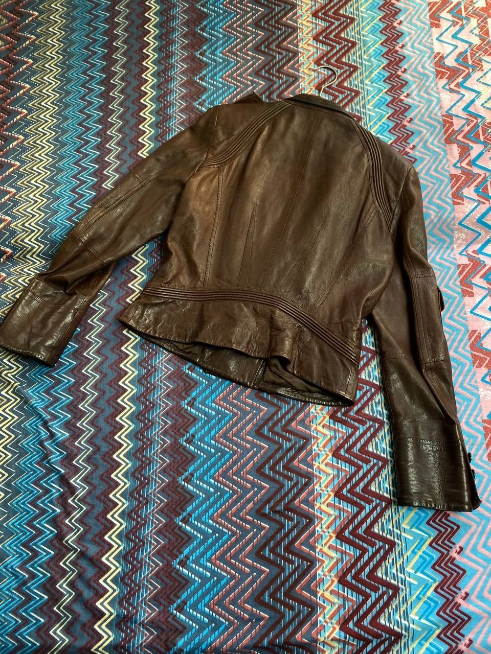 Vintage vintage brown jacket Karen Millen England Y2K Streetwear Size M / US 6-8 / IT 42-44 - 16 Thumbnail