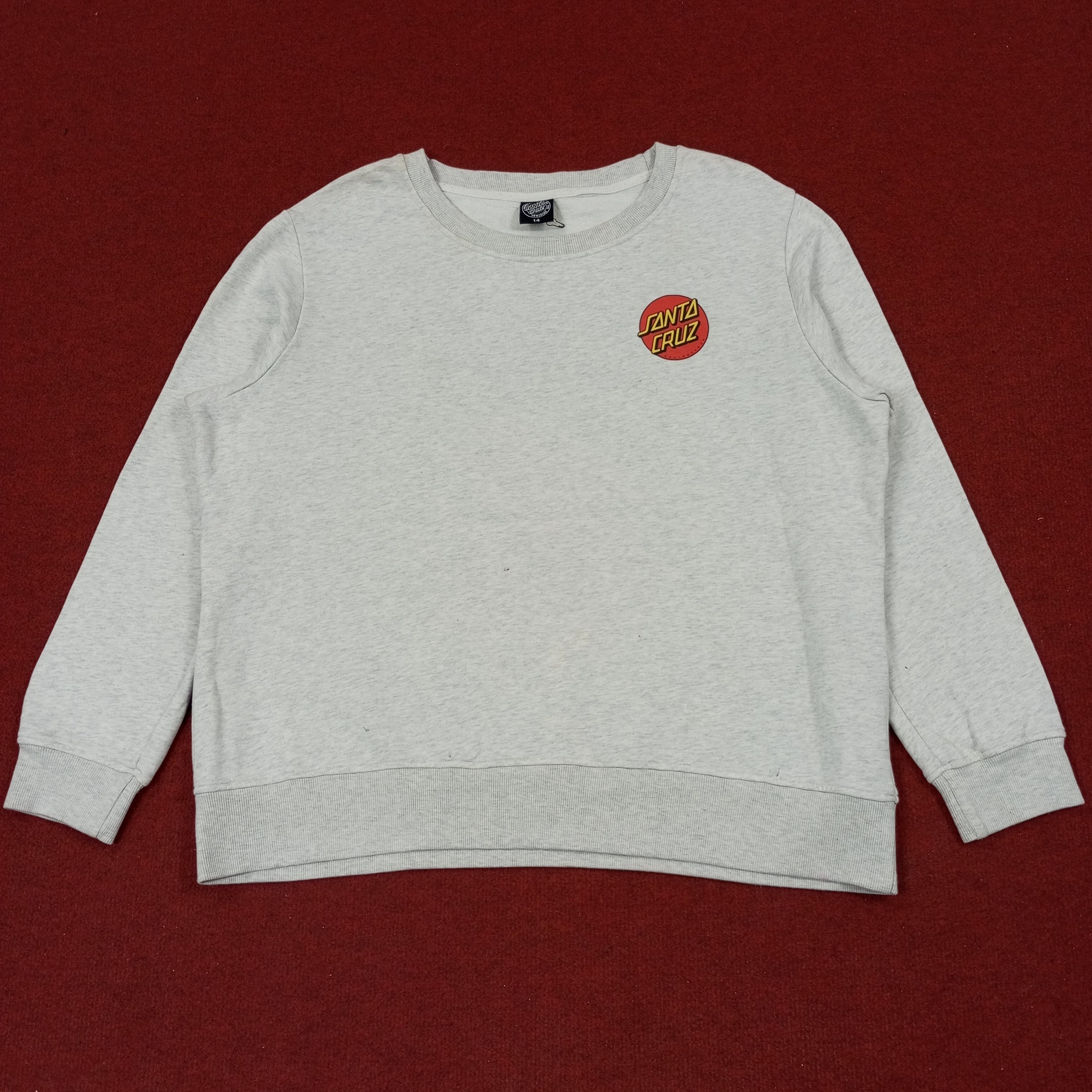 Santa Cruz Skateboards × Vintage Santa Cruz Skateboards Logo Design Sweatshirt c221n15 Size US XL / EU 56 / 4 - 3 Thumbnail