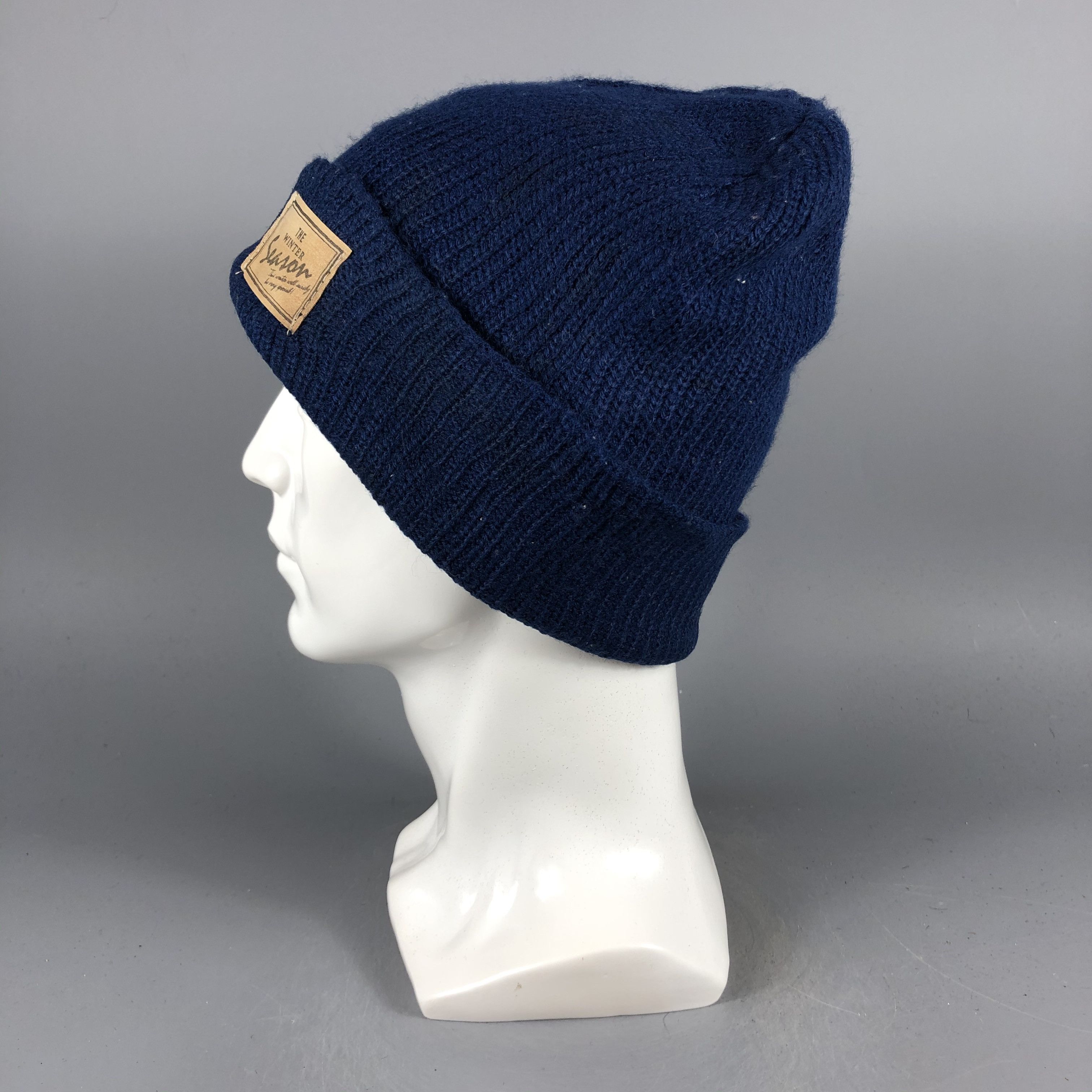 Japanese Brand × Vintage Daiso Japan "The Winter" Beanie Snow Hat Snow Cap -D1069 Size ONE SIZE - 2 Thumbnail