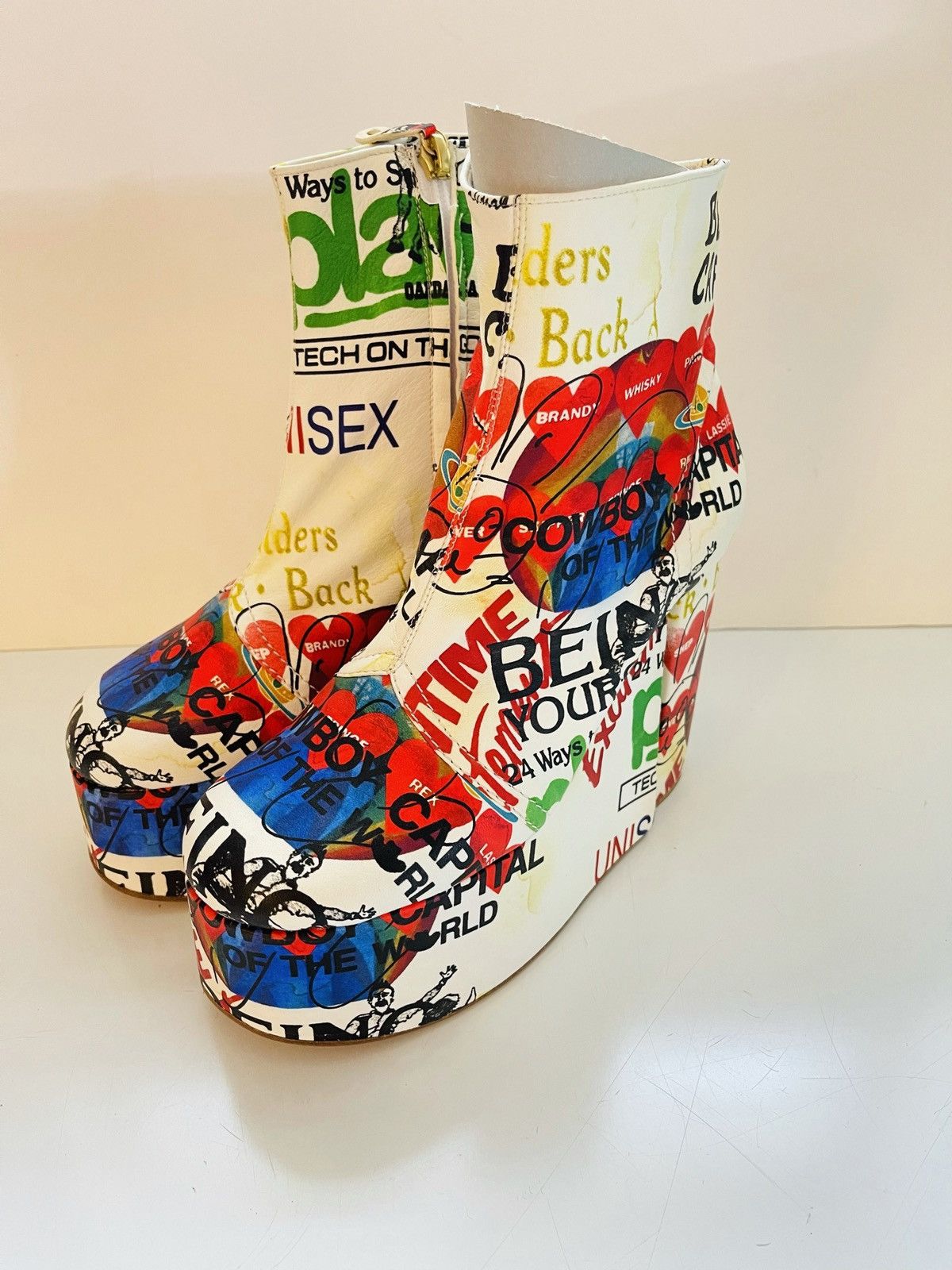 Vivienne Westwood Vivienne Westwood TOWERING HEELS meaningless PRINT IT 37 Size US 7 / IT 37 - 17 Thumbnail