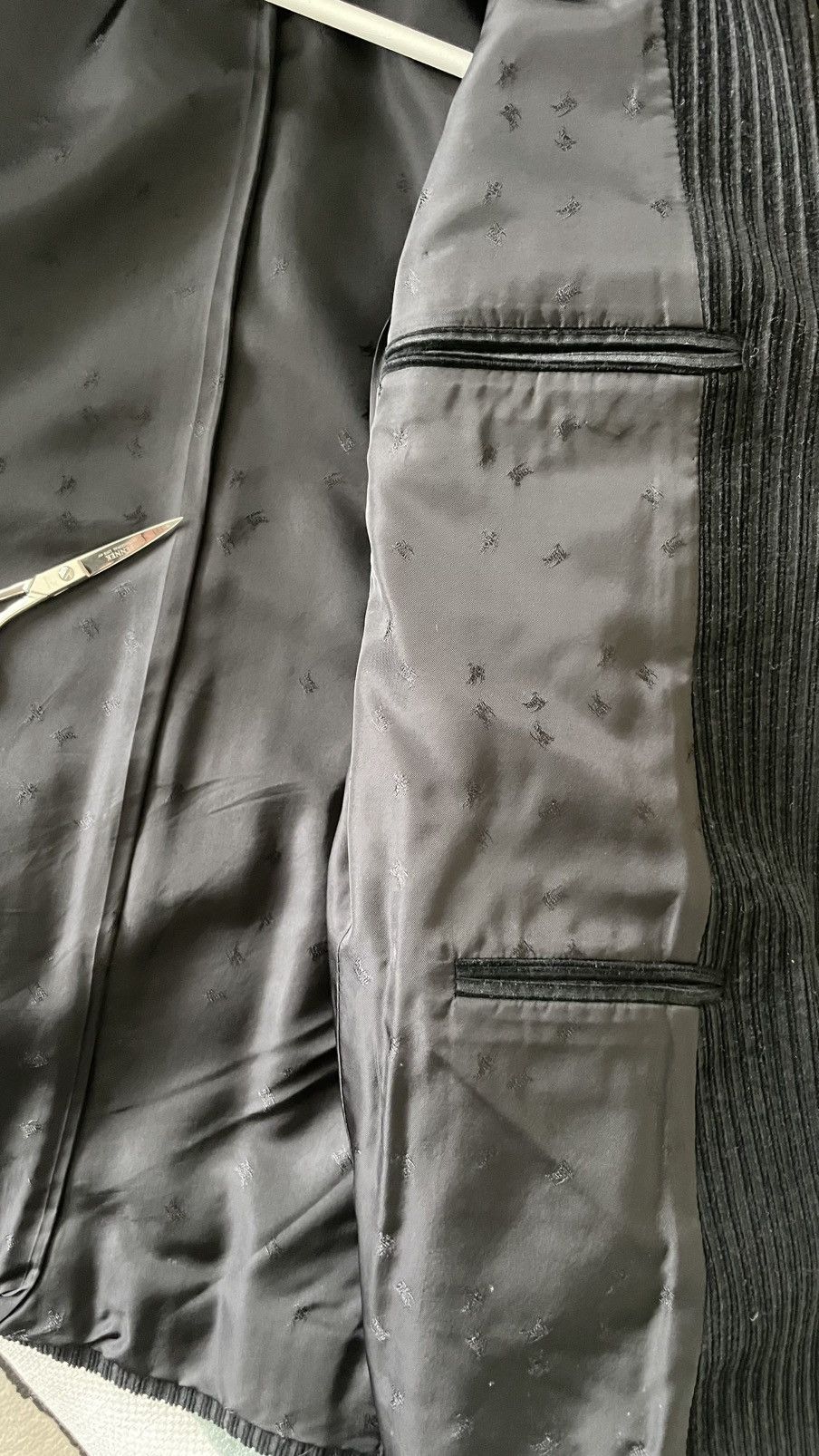 Burberry Corduroy Blazer Size 48S - 7 Thumbnail