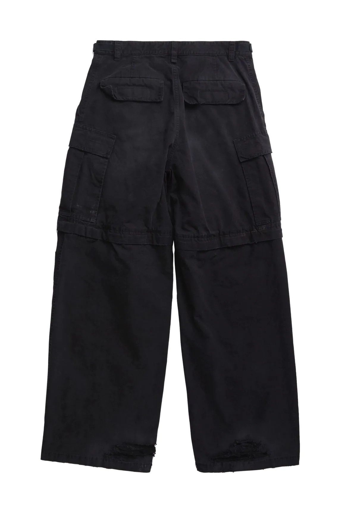 Balenciaga o1in1g0326 Large Cargo Pants in Black Size US 36 / EU 52 - 2 Thumbnail