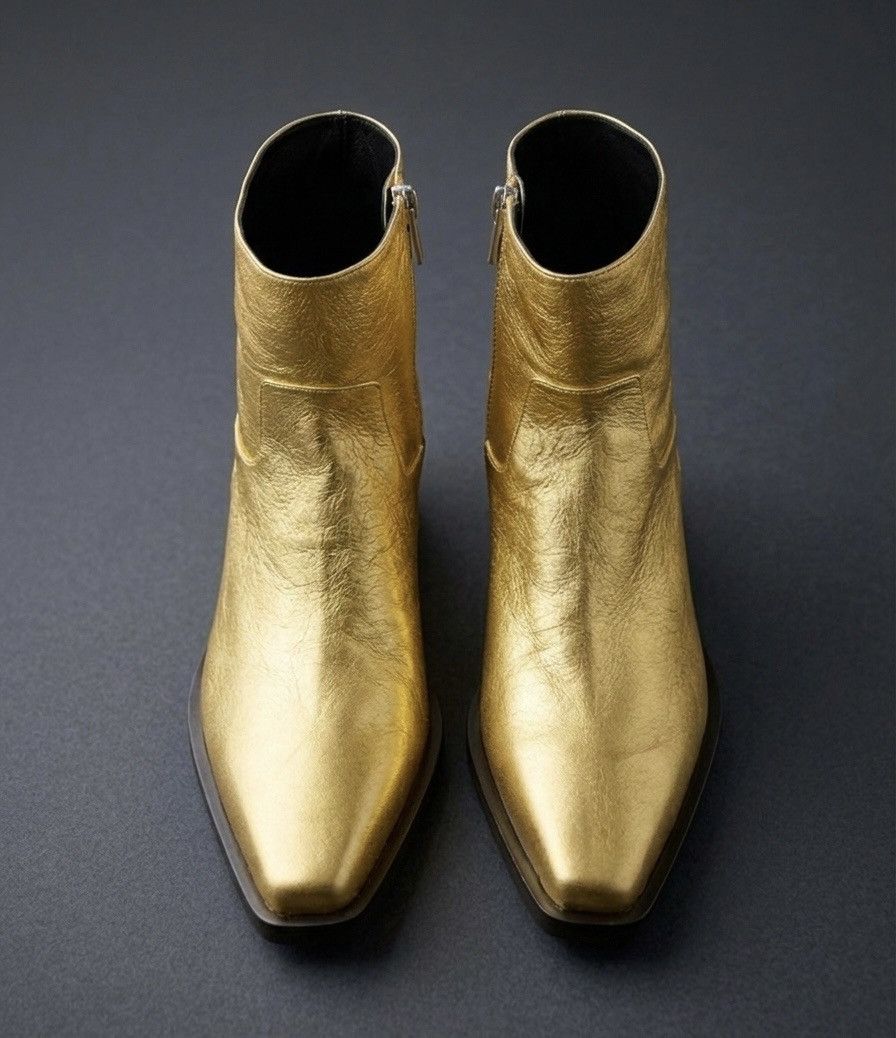 Proenza Schouler Bronco Ankle Boots/Lamb Cowboy Bootie - Size 37/US 7 Size US 7 / IT 37 - 3 Thumbnail