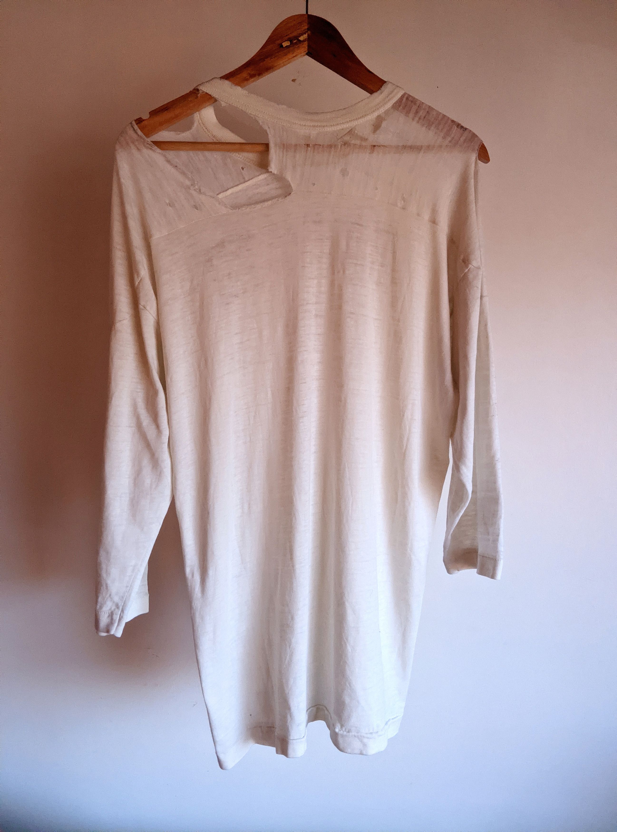 Champion Vintage 80s thrashed distressed Harvard jersey fade erd Size US XL / EU 56 / 4 - 2 Thumbnail