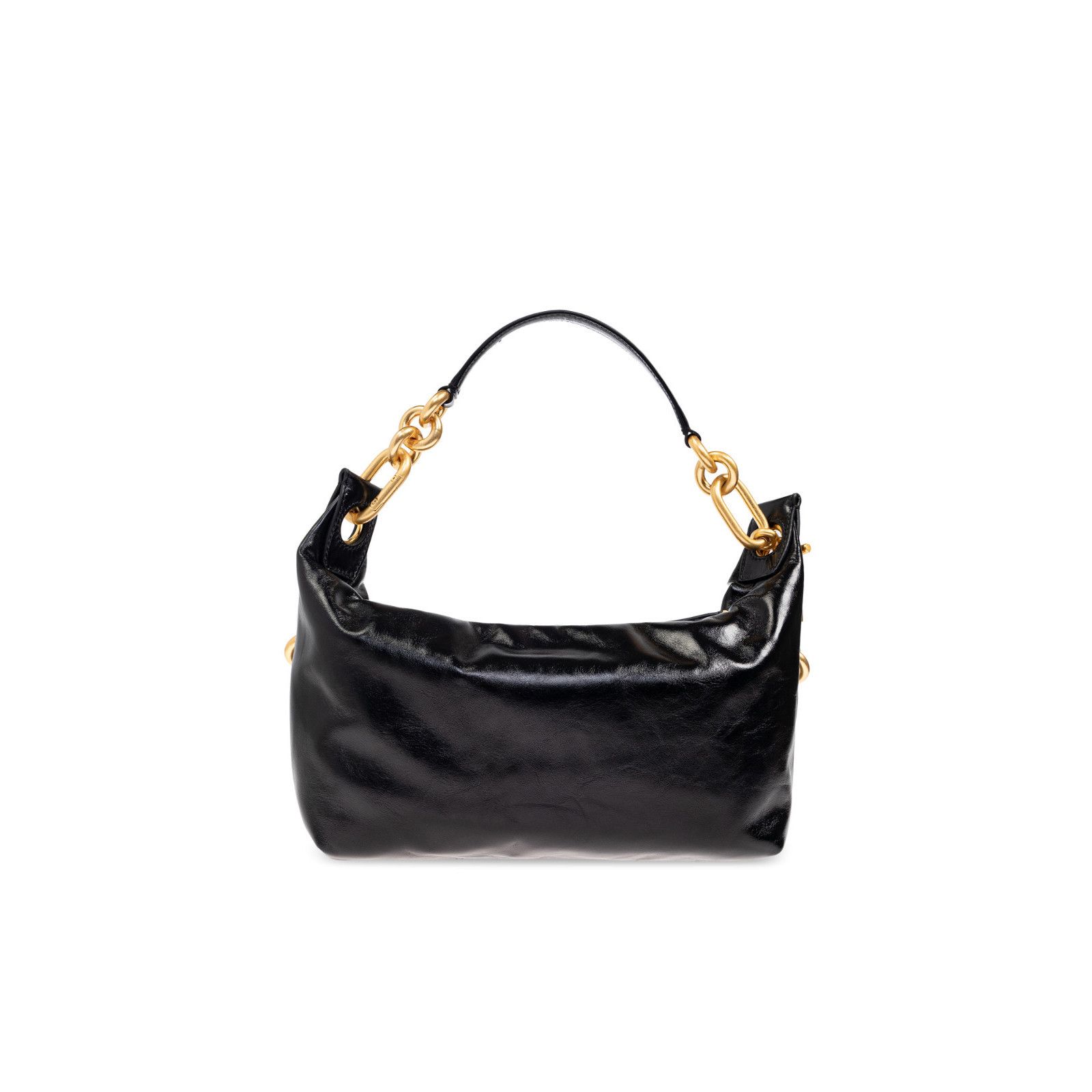 Balmain BALMAIN Sync Medium Black Leather Top Handle Bag New & Authe Size ONE SIZE - 2 Thumbnail