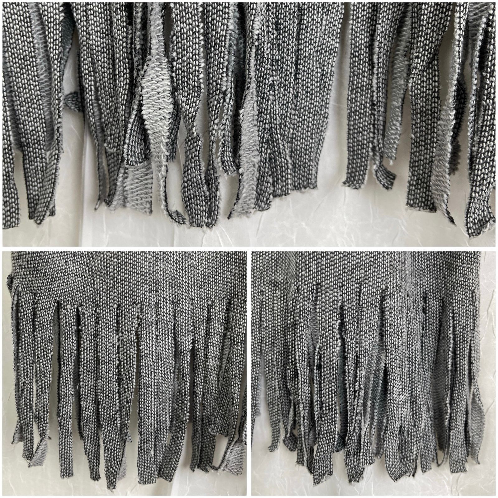 Forever 21 Forever 21 Grey Black Studded Fringe Top Southwestern Print Size S / US 4 / IT 40 - 23 Thumbnail