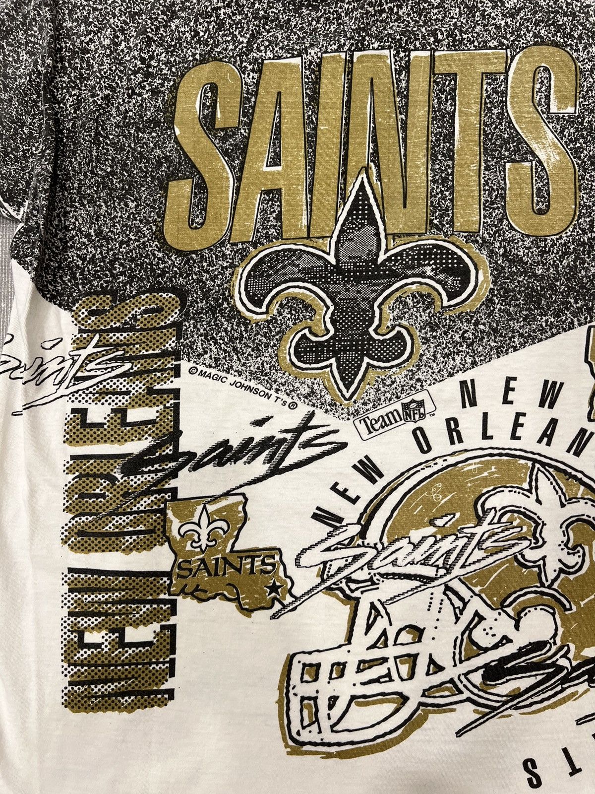 NBA Vintage 90's New Orleans Saints Magic Johnson AOP Size US L / EU 52-54 / 3 - 8 Thumbnail