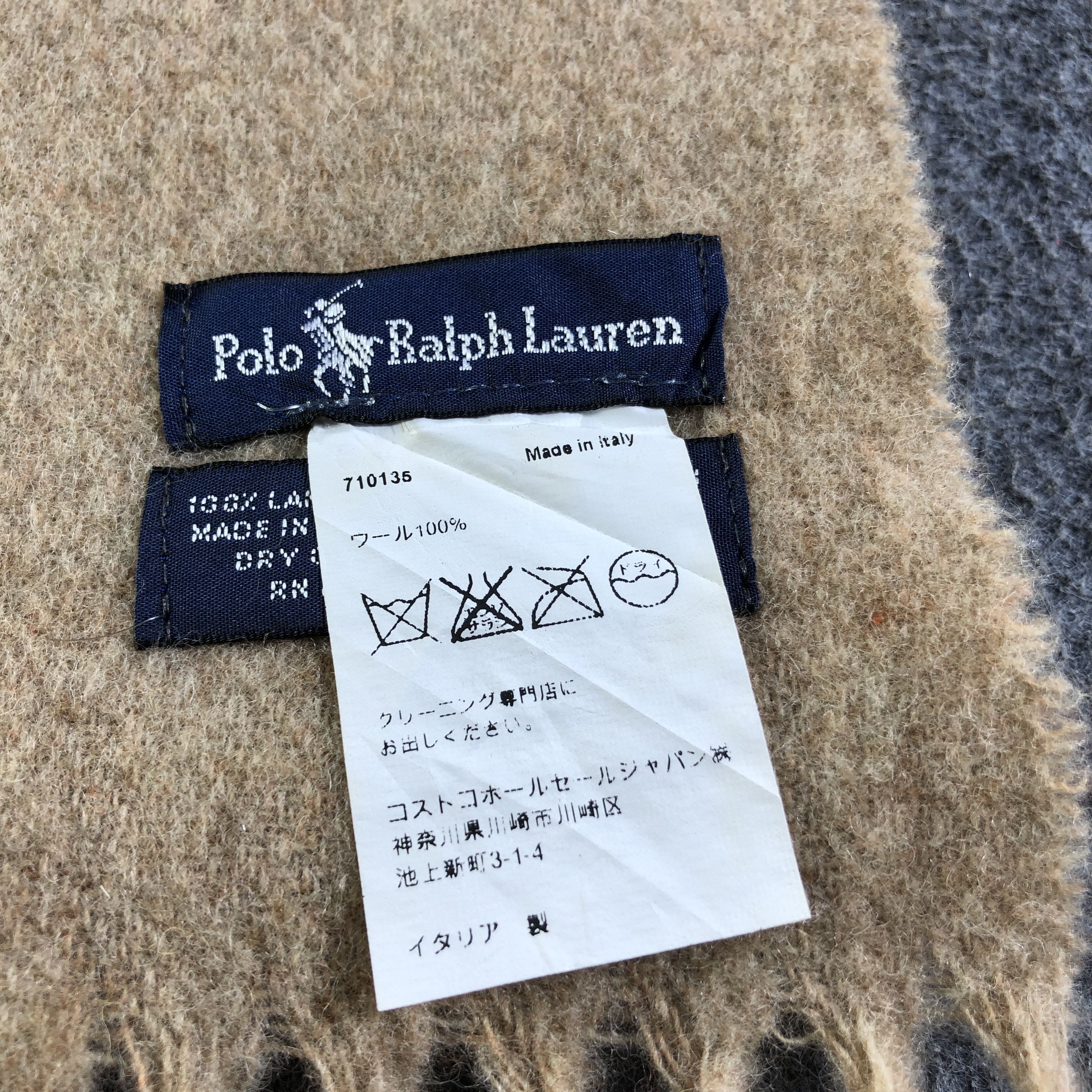 Polo Ralph Lauren Polo Ralph Lauren Wool Scarf Muffler Neckwear V2744 Size ONE SIZE - 5 Thumbnail