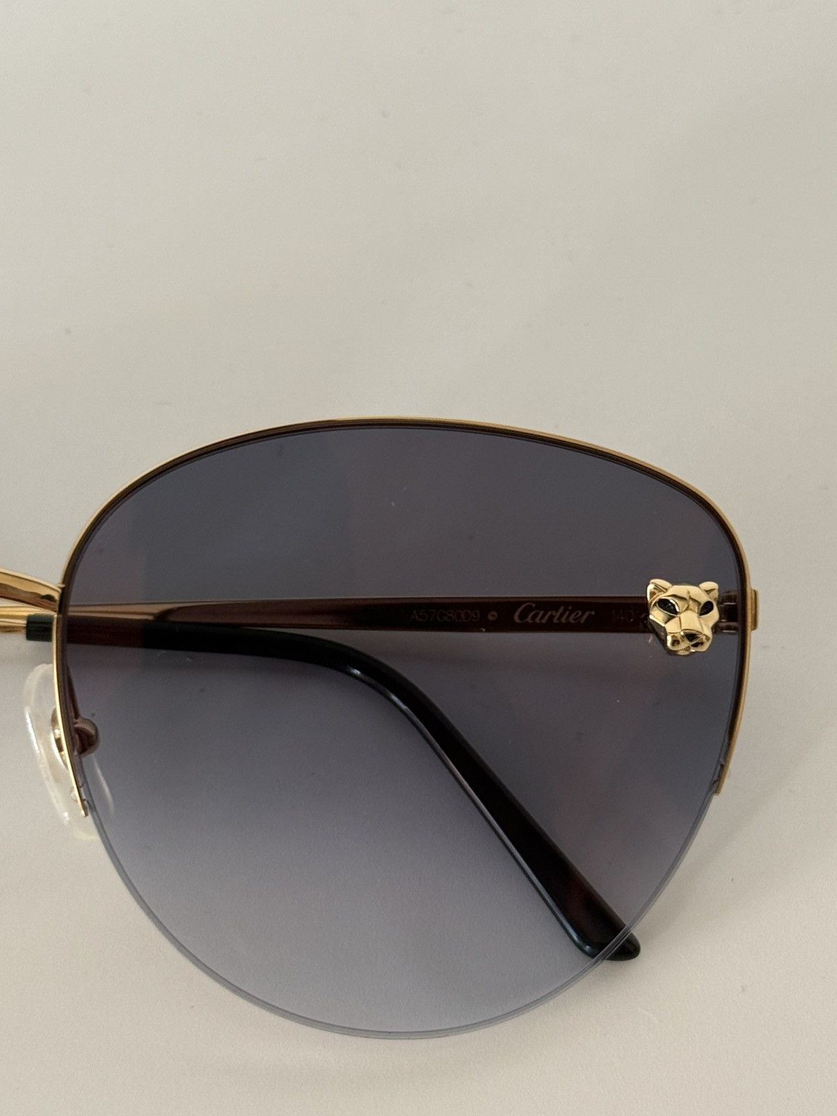 Cartier Panthere de Cartier Sunglasses Fullset, Brandnew, Goldfinish Size ONE SIZE - 3 Thumbnail