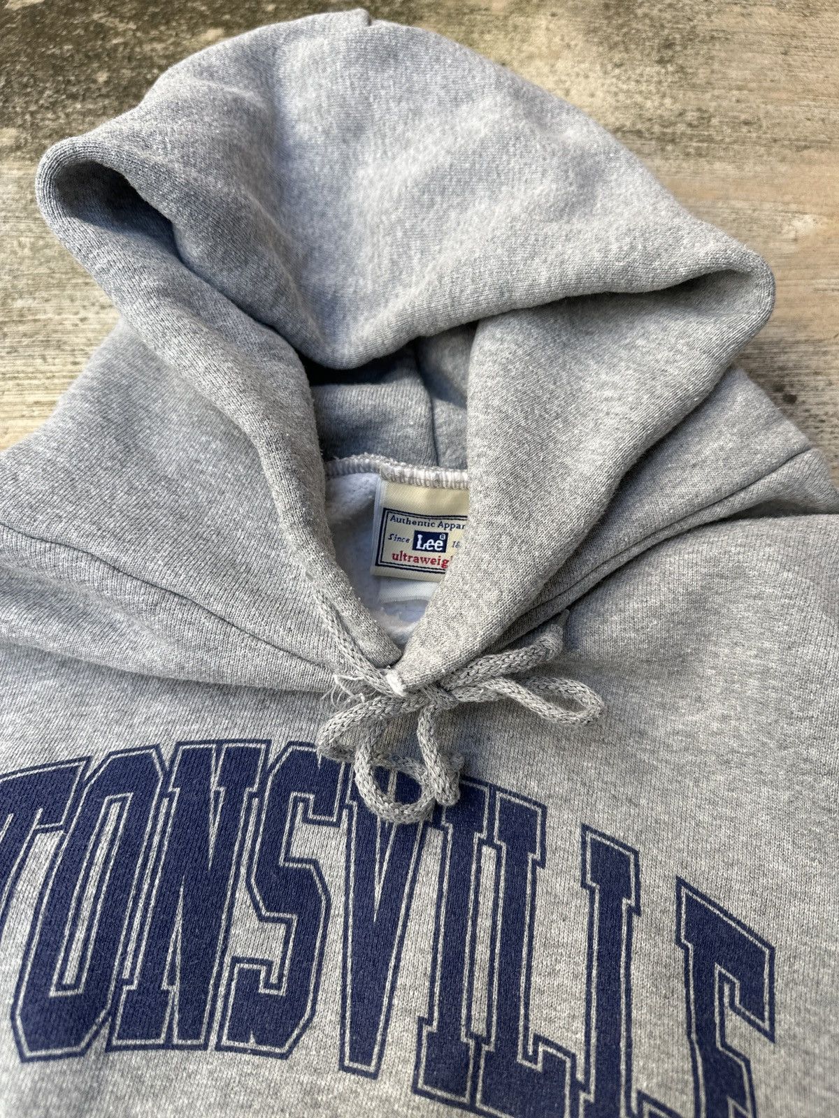 Lee × Vintage Vintage 90s Baggy BoxyFit Lee Heavyweight Catonsville hoodie Size US L / EU 52-54 / 3 - 3 Thumbnail