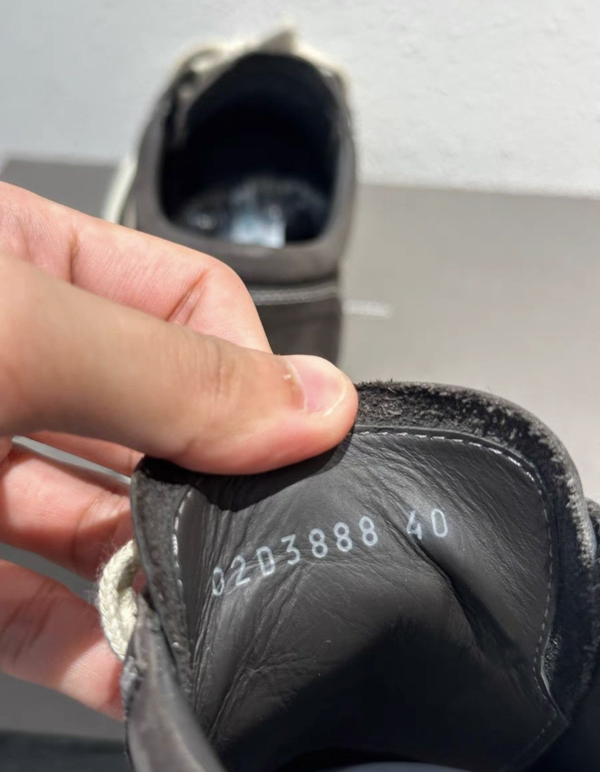 Rick Owens Rick Owens low-top Vans-inspired oatmeal gray suede Size US 7 / EU 40 - 8 Thumbnail