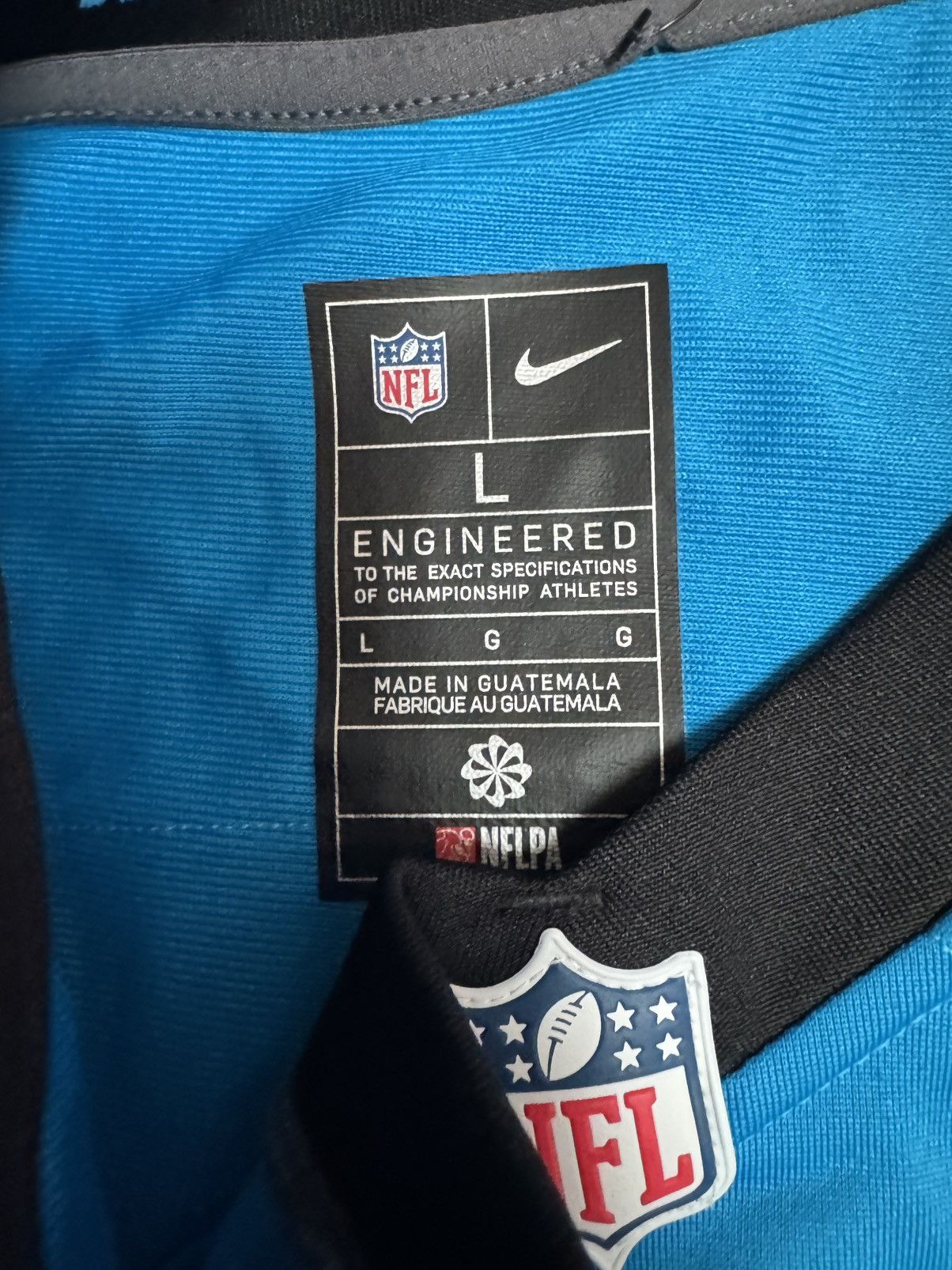 Nike Carolina Panthers Diontae Johnson #5 NFL Engineered Jersey Size US L / EU 52-54 / 3 - 6 Thumbnail