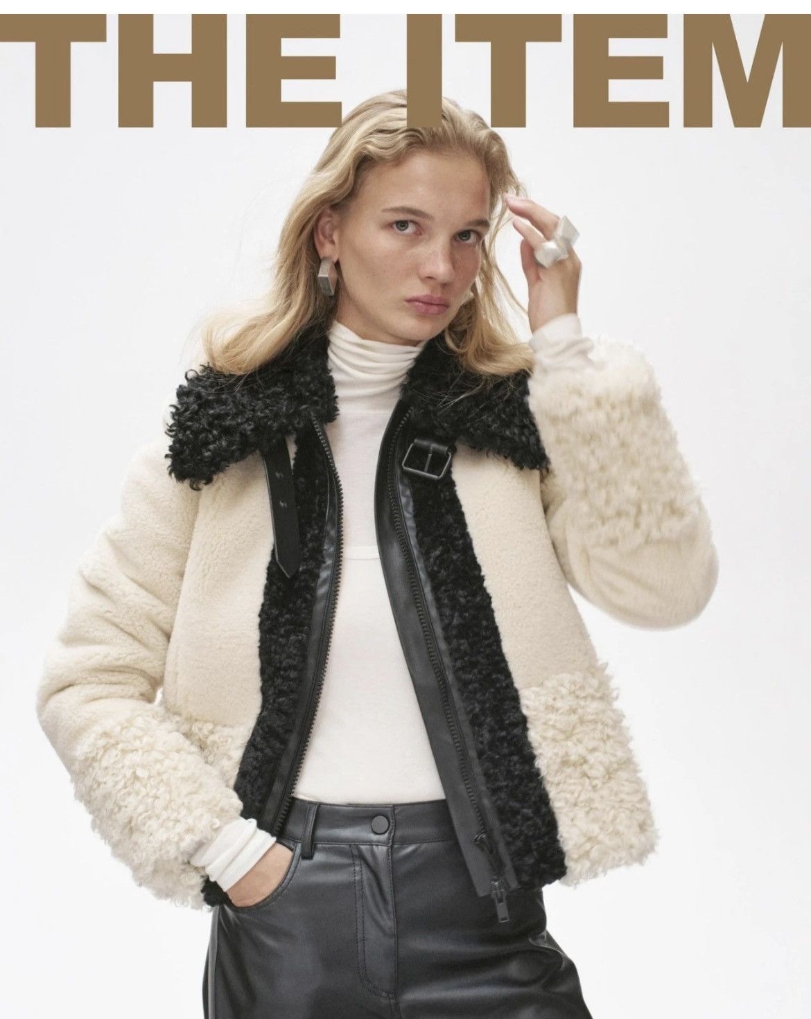 Zara ZARA FAUX FUR PATCHWORK JACKET Size S / US 4 / IT 40 - 1 Thumbnail