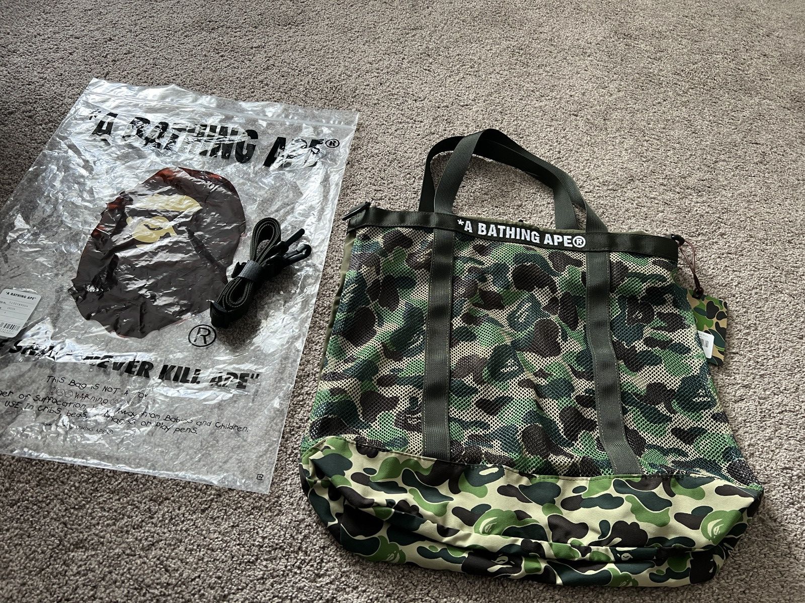 Bape ABC Camo Tote Bag Size ONE SIZE - 1 Thumbnail