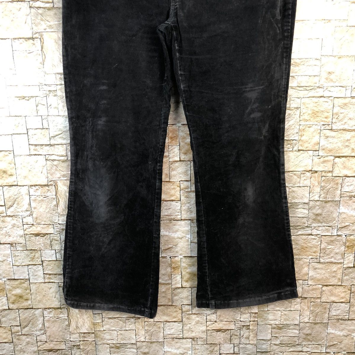 Japanese Brand Top Valu Coduroy Black Casual Pants #A1127 Size US 30 / EU 46 - 6 Thumbnail