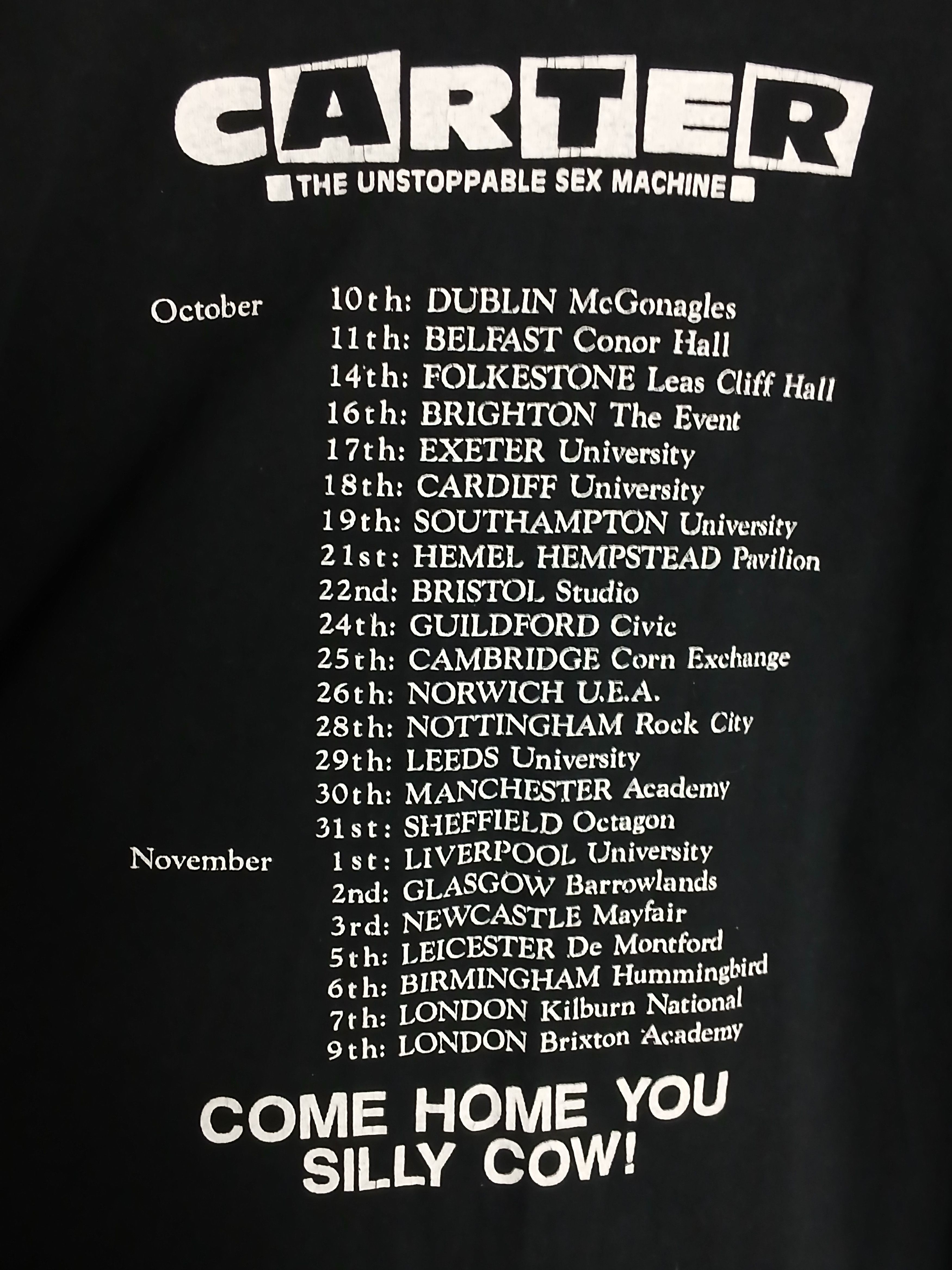 Band Tees Carter The Unstoppable Sex Machine Long Sleeve T-Shirt Size US XL / EU 56 / 4 - 4 Thumbnail