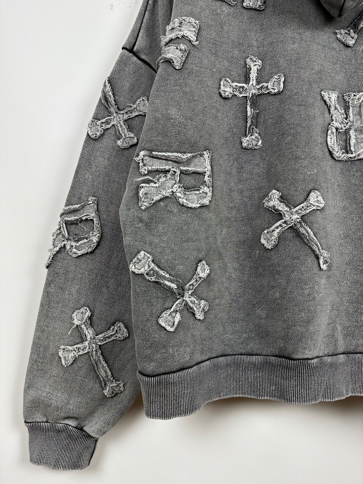 Racer Worldwide Racer Worldwide Washed Patch Cross Oversized Hoodie Size US M / EU 48-50 / 2 - 20 Thumbnail
