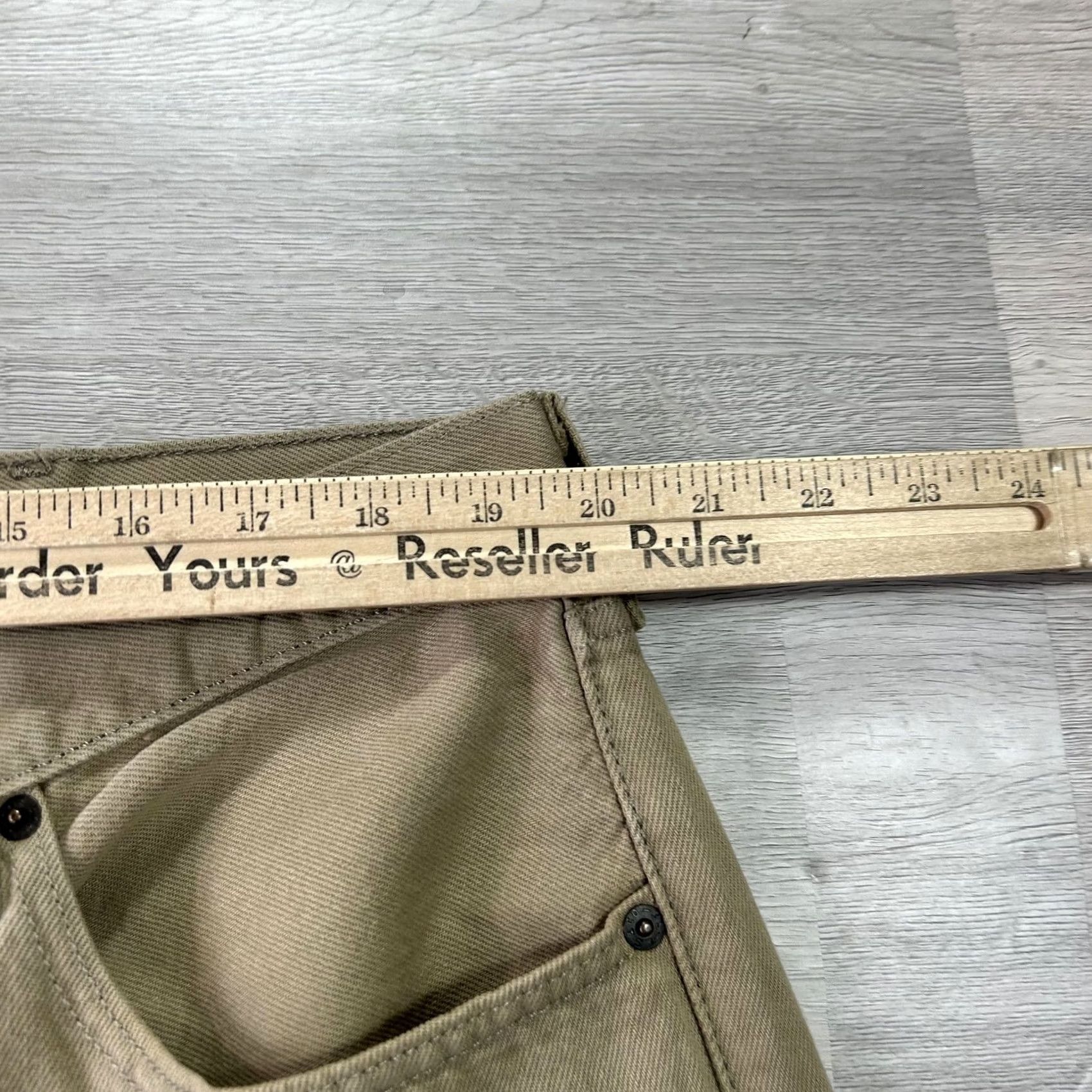 Levi's Levi's 501 Jeans Mens 40x32 Beige Button Fly Straight Denim Medium Wash Pants Size US 40 / EU 56 - 7 Thumbnail