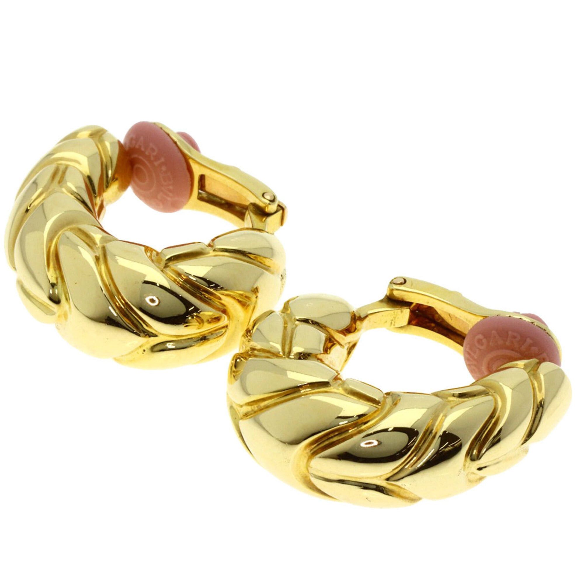 Bvlgari BVLGARI Spiga Earrings in 18K Yellow Gold for Women Size ONE SIZE - 1 Thumbnail