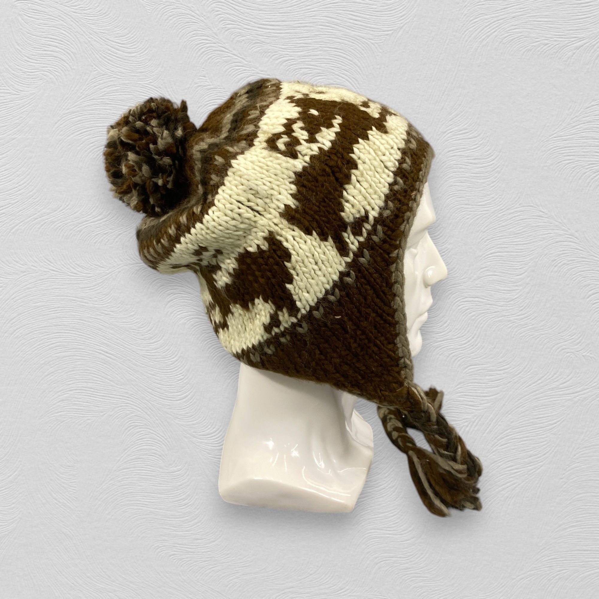 Japanese Brand Deer Ear Flap Beanie Hat -BN724 Size ONE SIZE - 4 Thumbnail