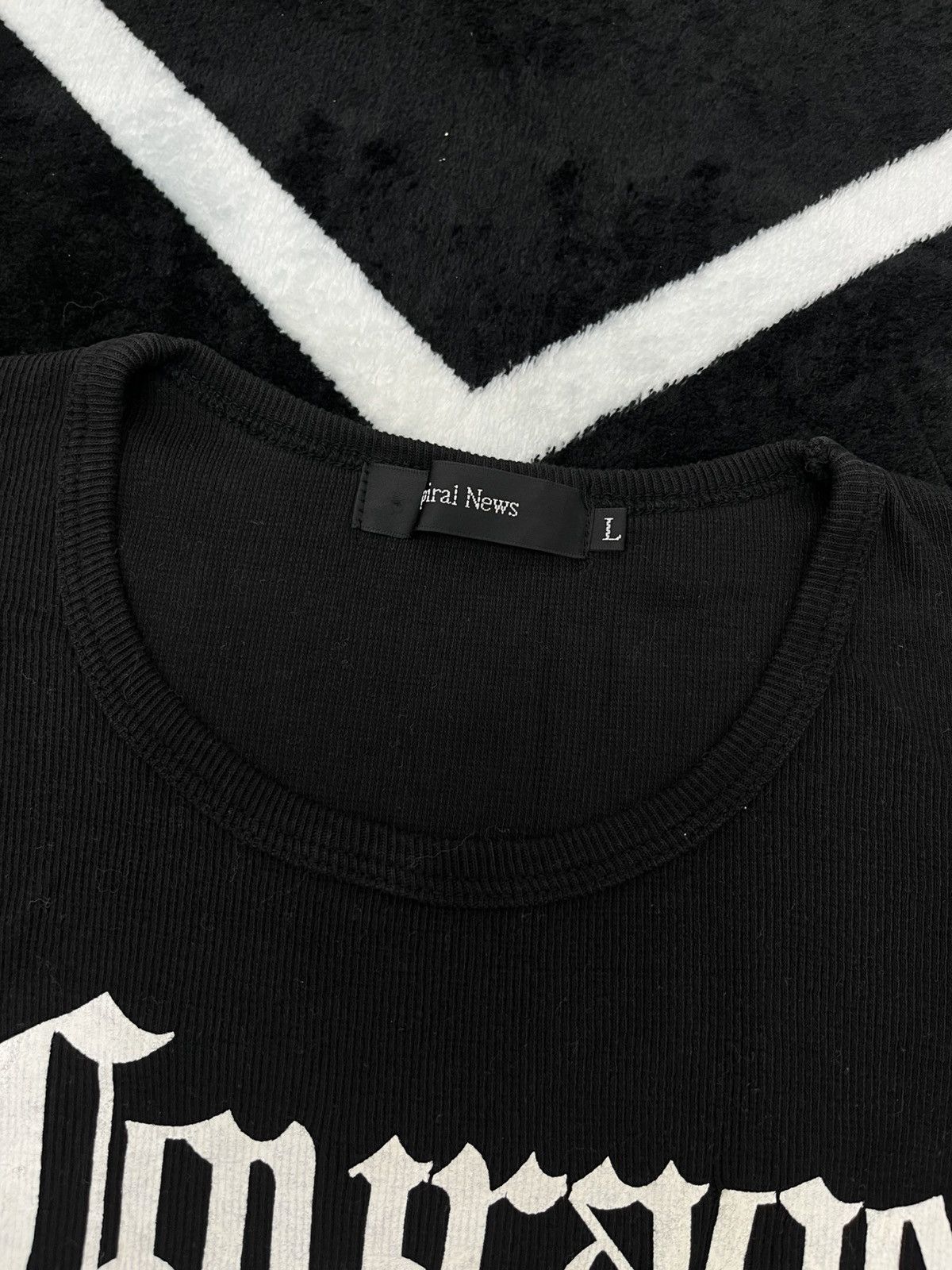 Japanese Brand Gothic Cross Graphic Longsleeve Shirt Black Y2K Grunge Size US M / EU 48-50 / 2 - 2 Thumbnail