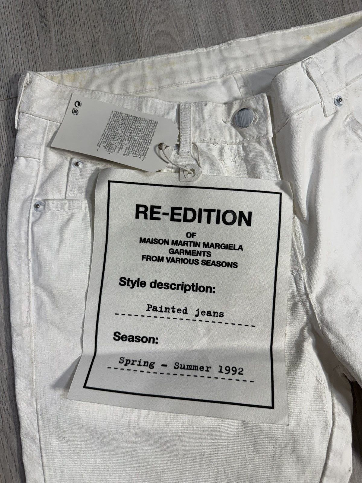 H&M × Maison Margiela Maison Martin Margiela × H&M Re-Edition Painted Jeans Size 27" / US 4 / IT 40 - 5 Thumbnail
