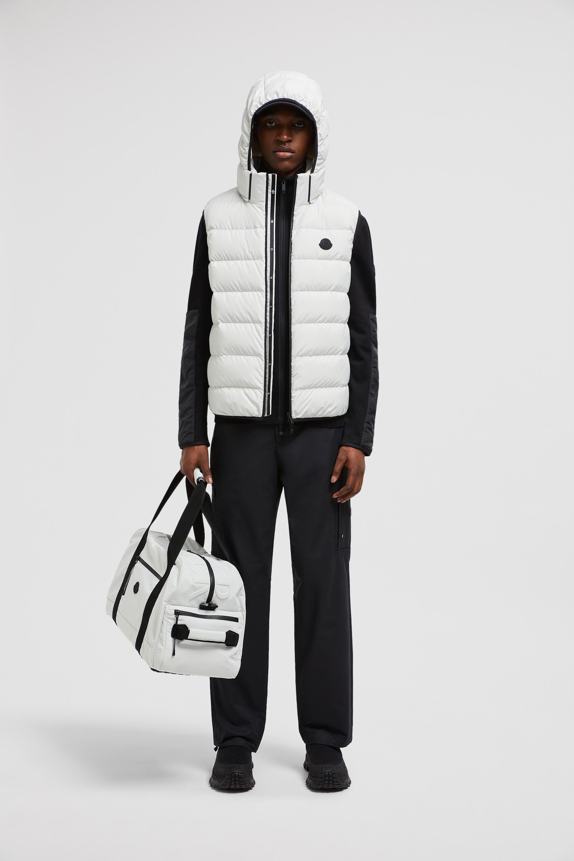 Moncler o1tko10426 Valmasque Down Vest in White Size US M / EU 48-50 / 2 - 2 Thumbnail