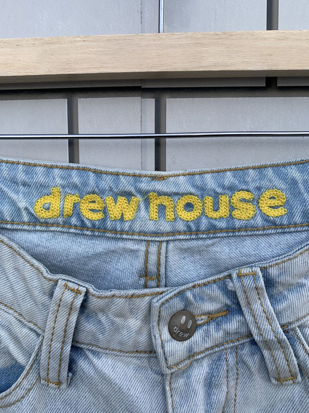 Drew House Drew House Smile Distressed Denim Size US 30 / EU 46 - 11 Thumbnail