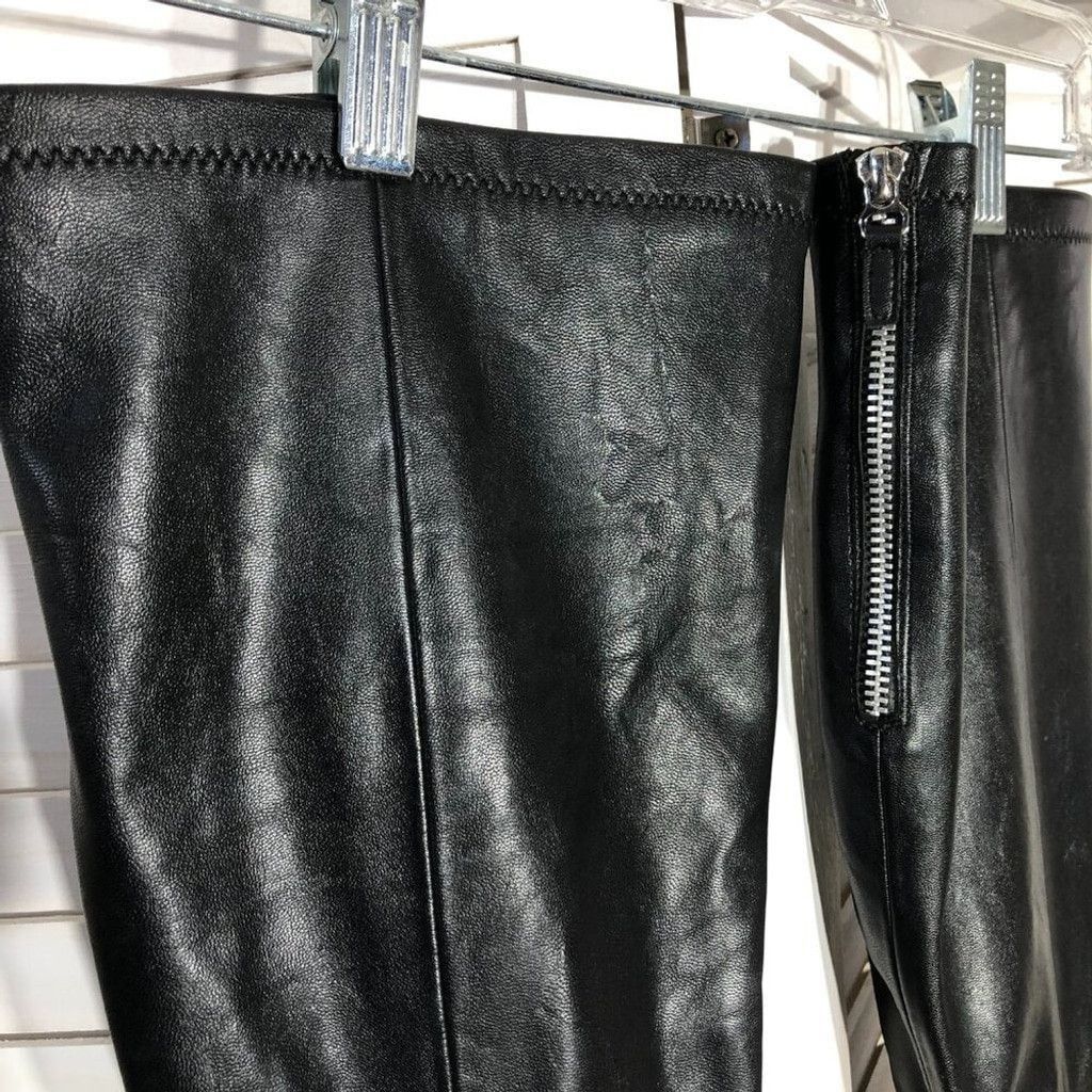 Franco Sarto Franco Sarto over the knee boots black leather studded 9.5 Size US 9 / IT 39 - 5 Thumbnail